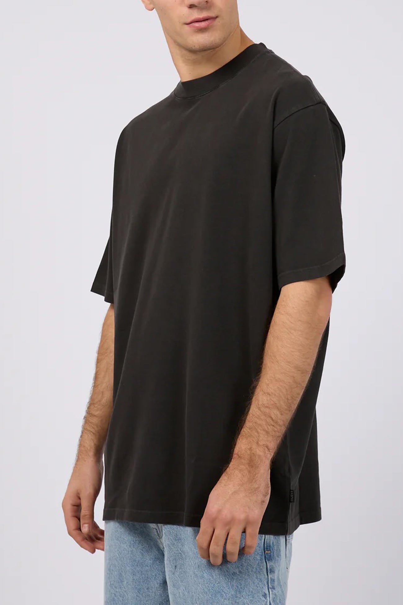 Heavy Weight Tee Washed Black