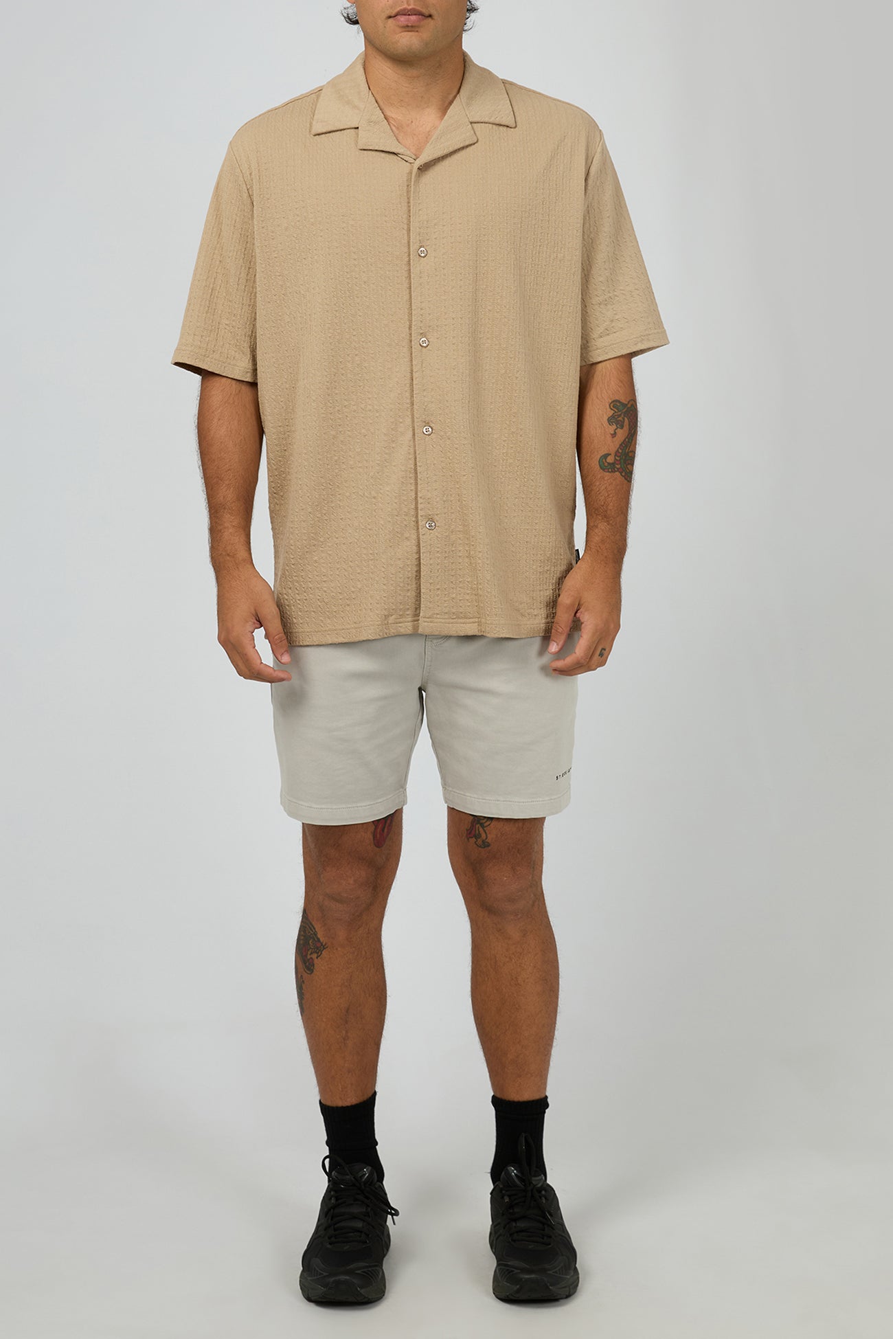 Liberate Short Sleeve Shirt Tan