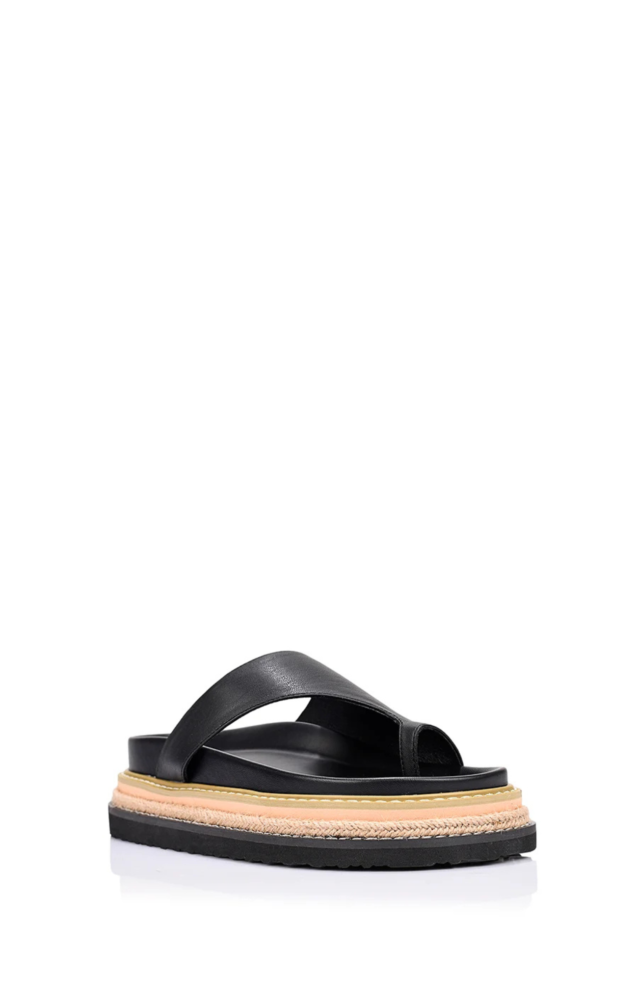 Thor Flatform Thongs Black