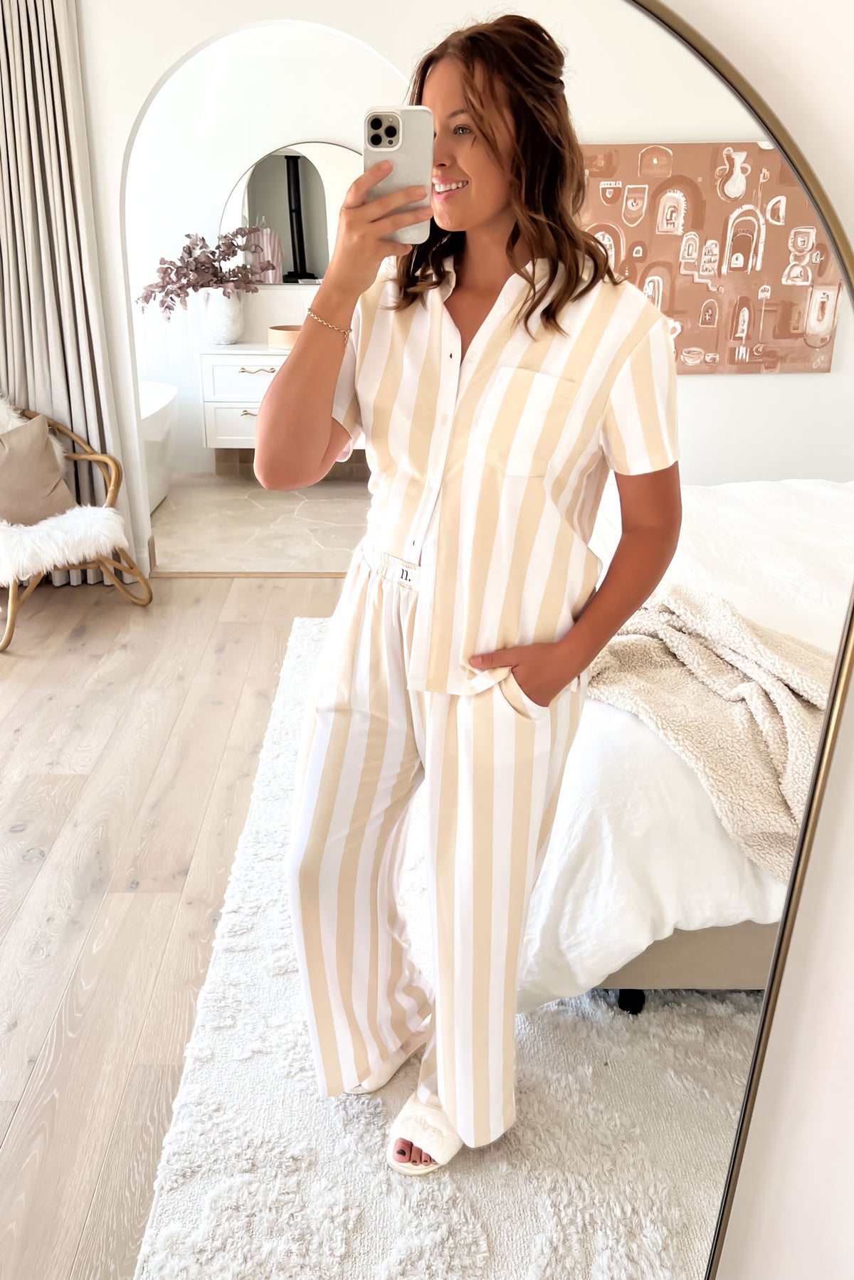 Vacay-Comfort-Long-PJ-Set-Beige-White-Stripe-f6
