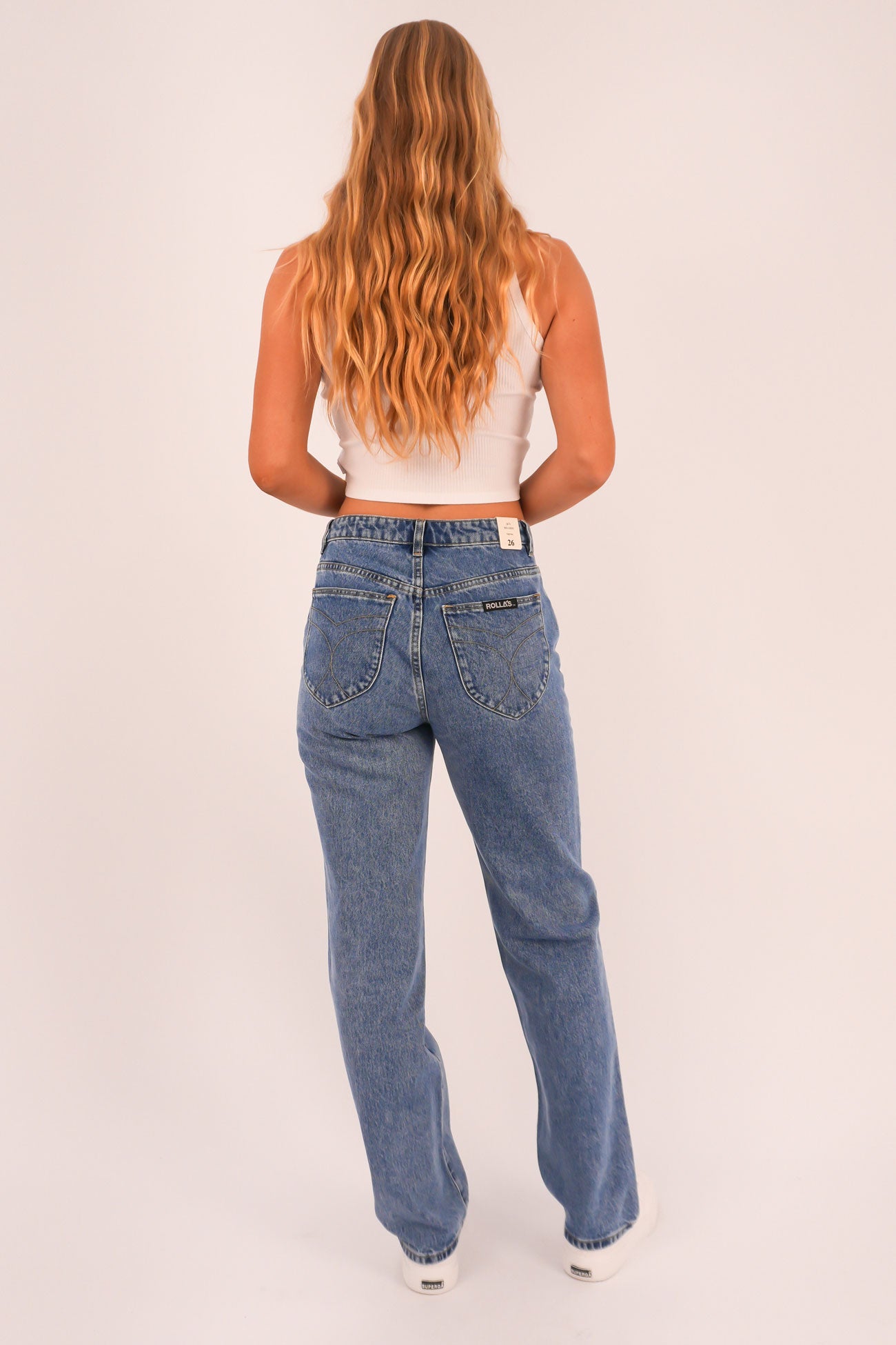 90s Relaxed Jean River Blue