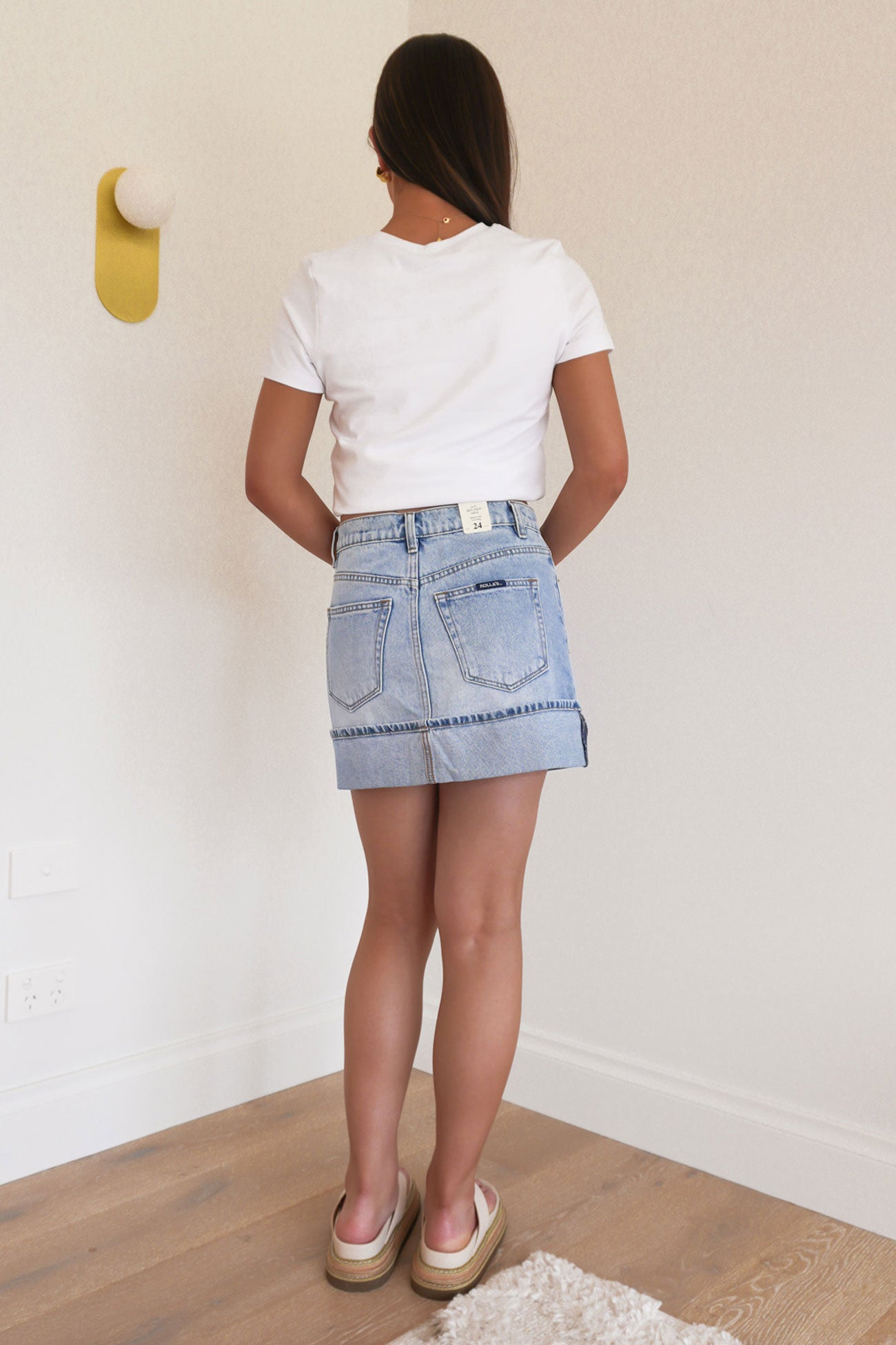 90s Relaxed Mini Skirt Rockaway