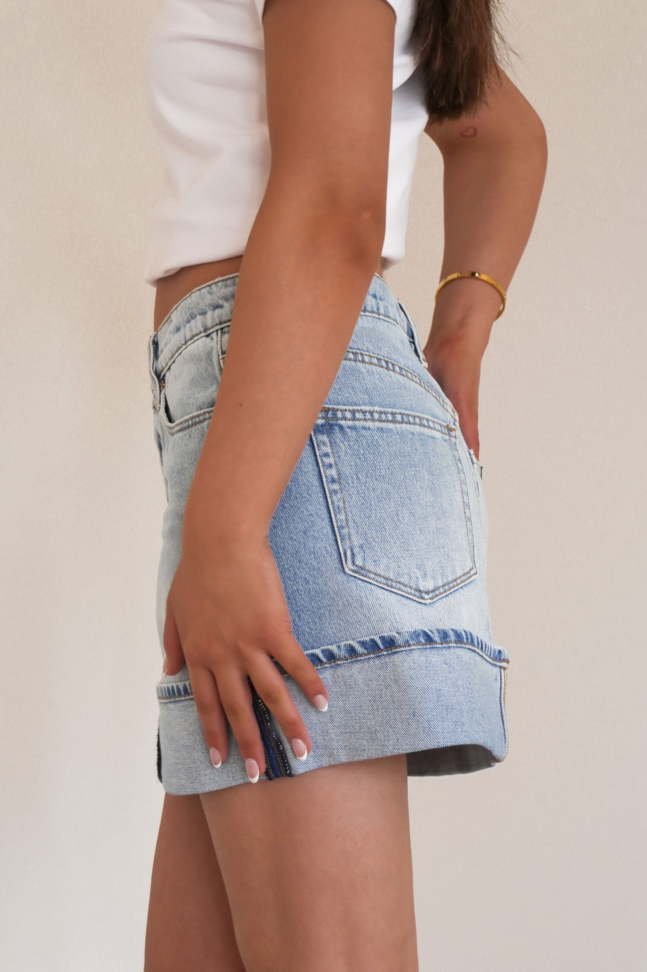90s Relaxed Mini Skirt Rockaway