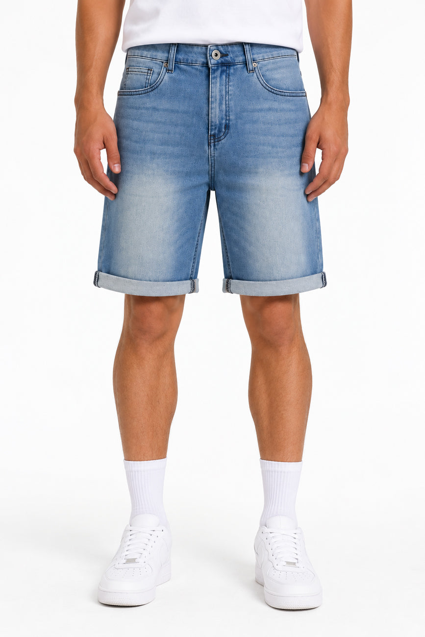 Perth Denim Short Light Blue