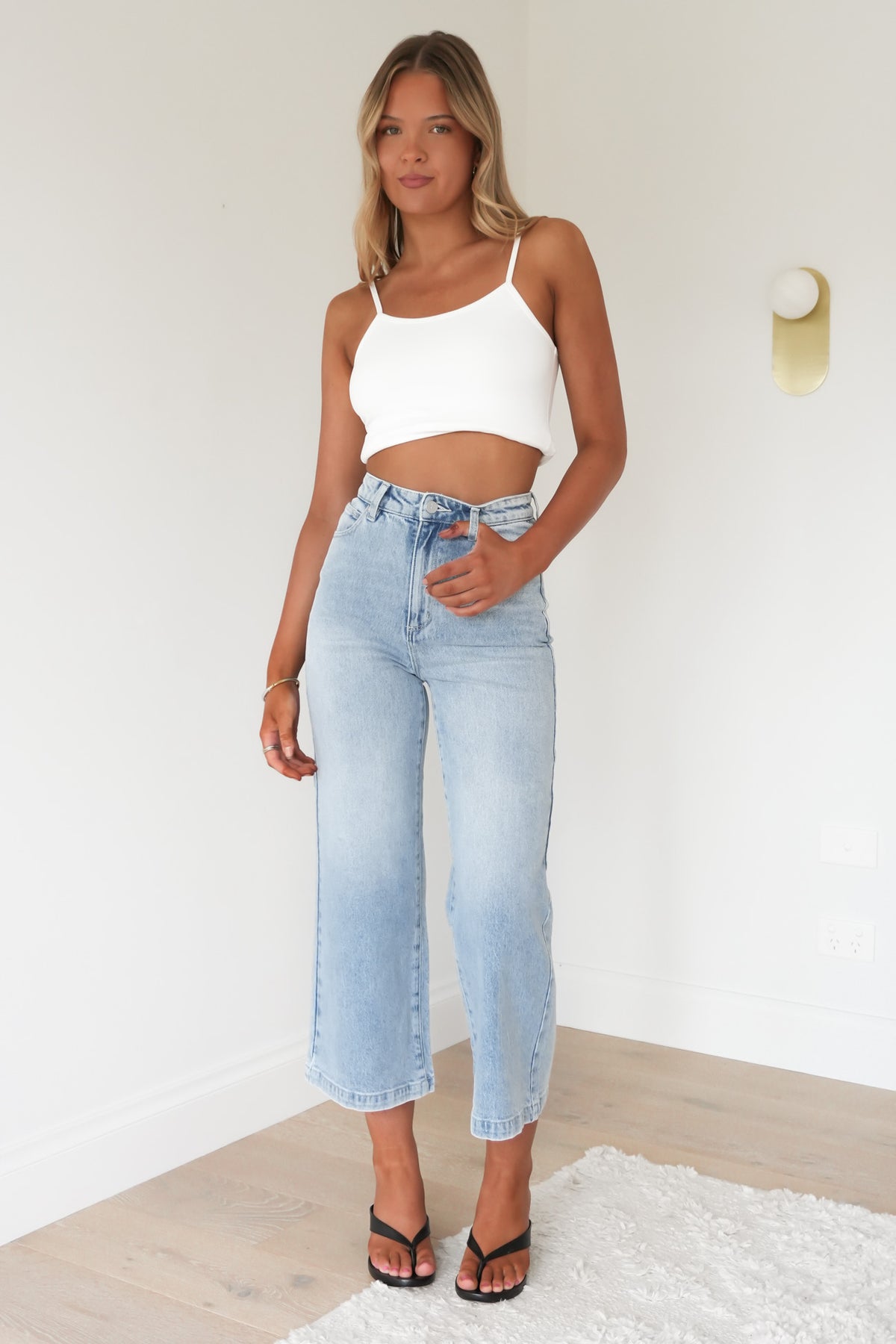 A 94 High & Wide Crop Jean Marlowe