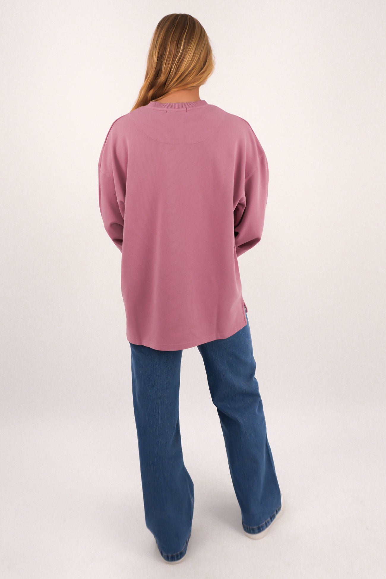 AAE Washed Relaxed Crew Quartz Pink