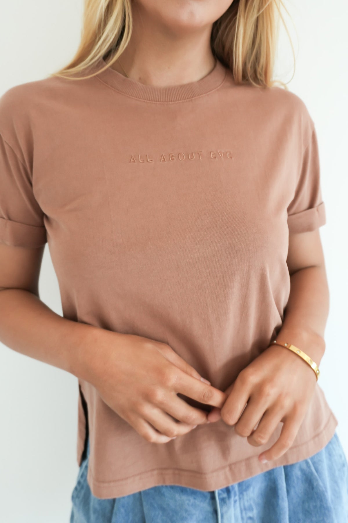 AAE Washed Tee - Quartz Pink