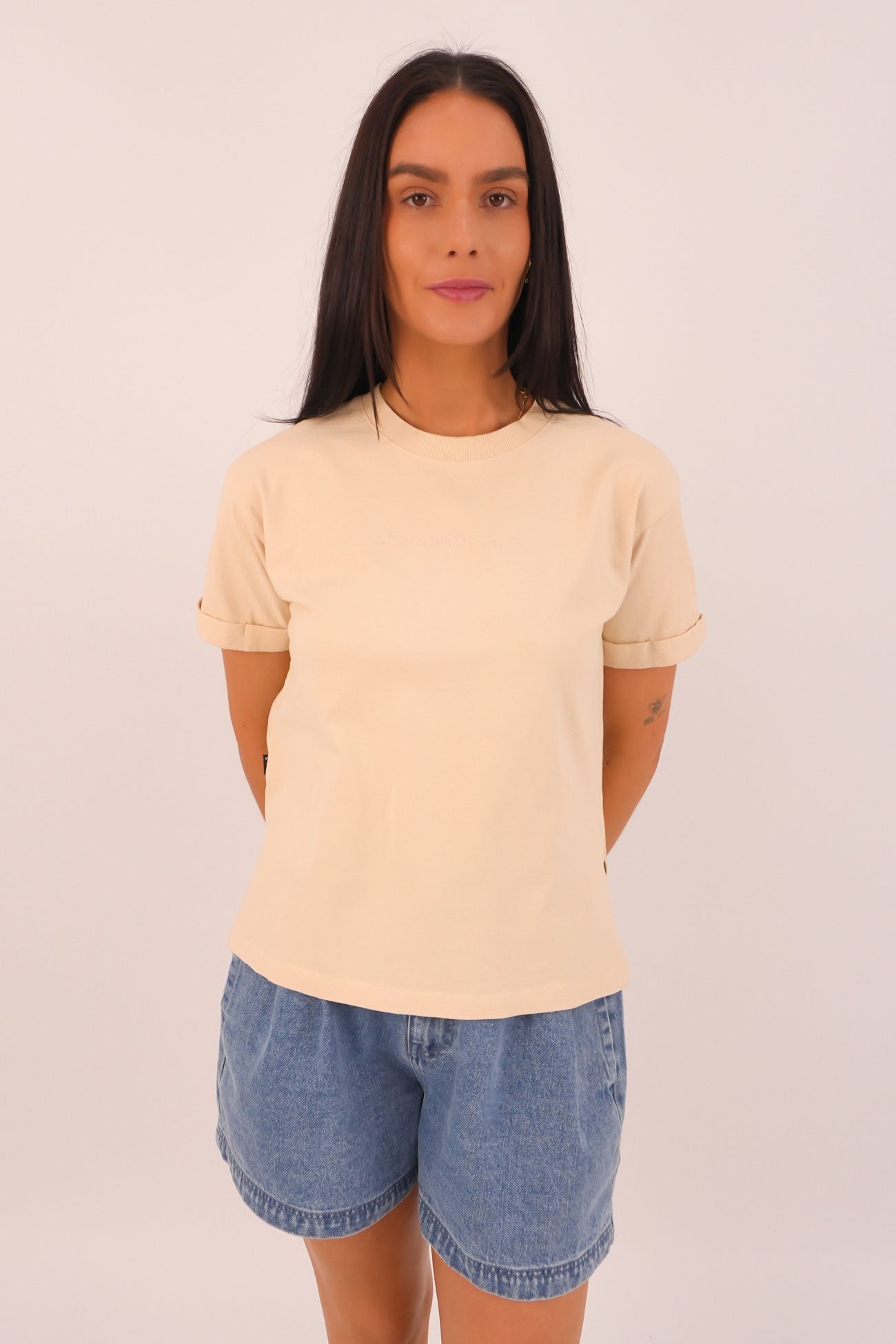 AAE Washed Tee Vanilla