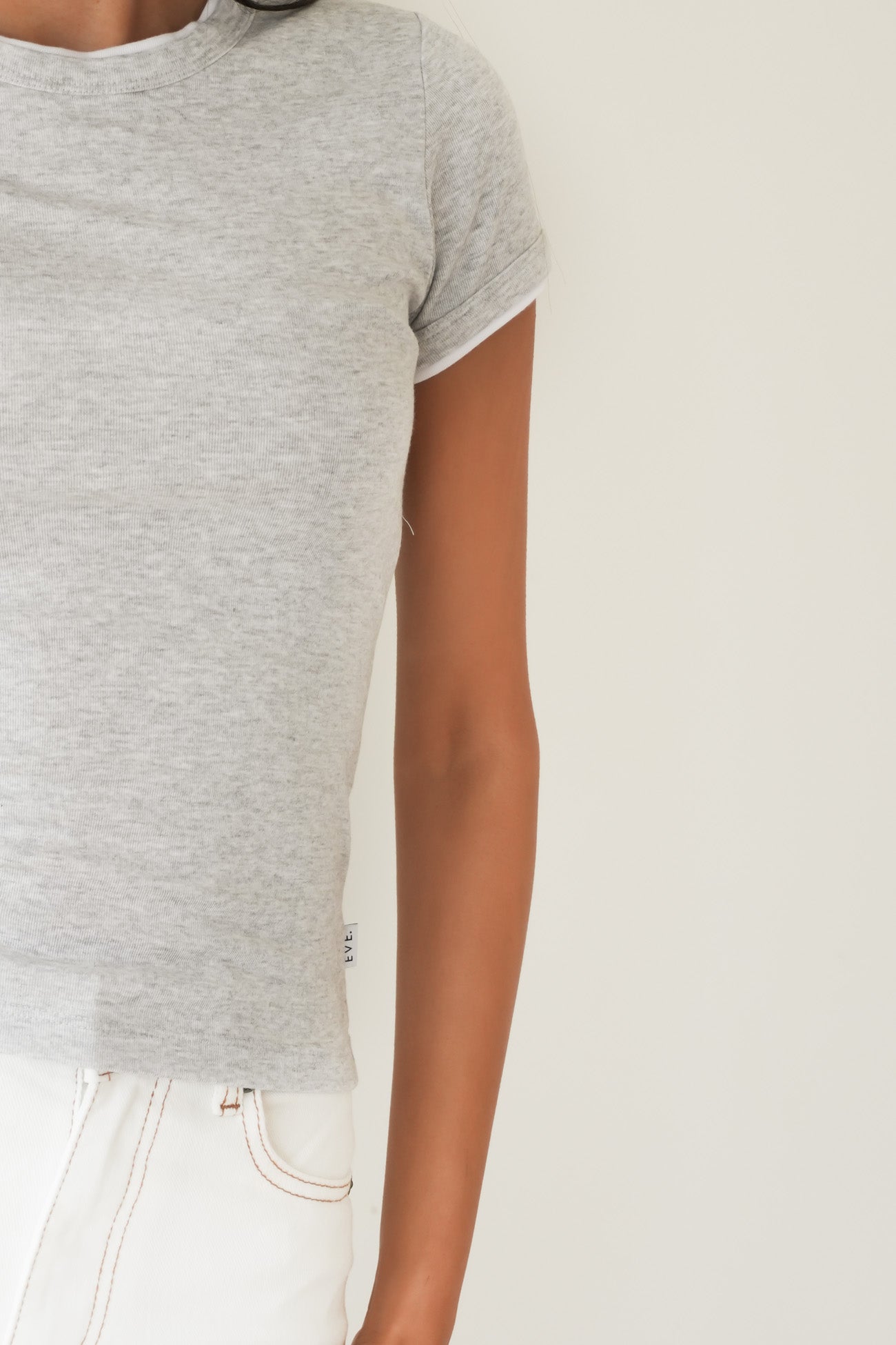 AAE Layers Tee Grey Marle