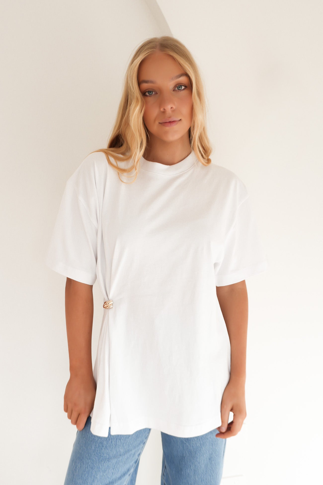 AAE Liv Gather Tee White