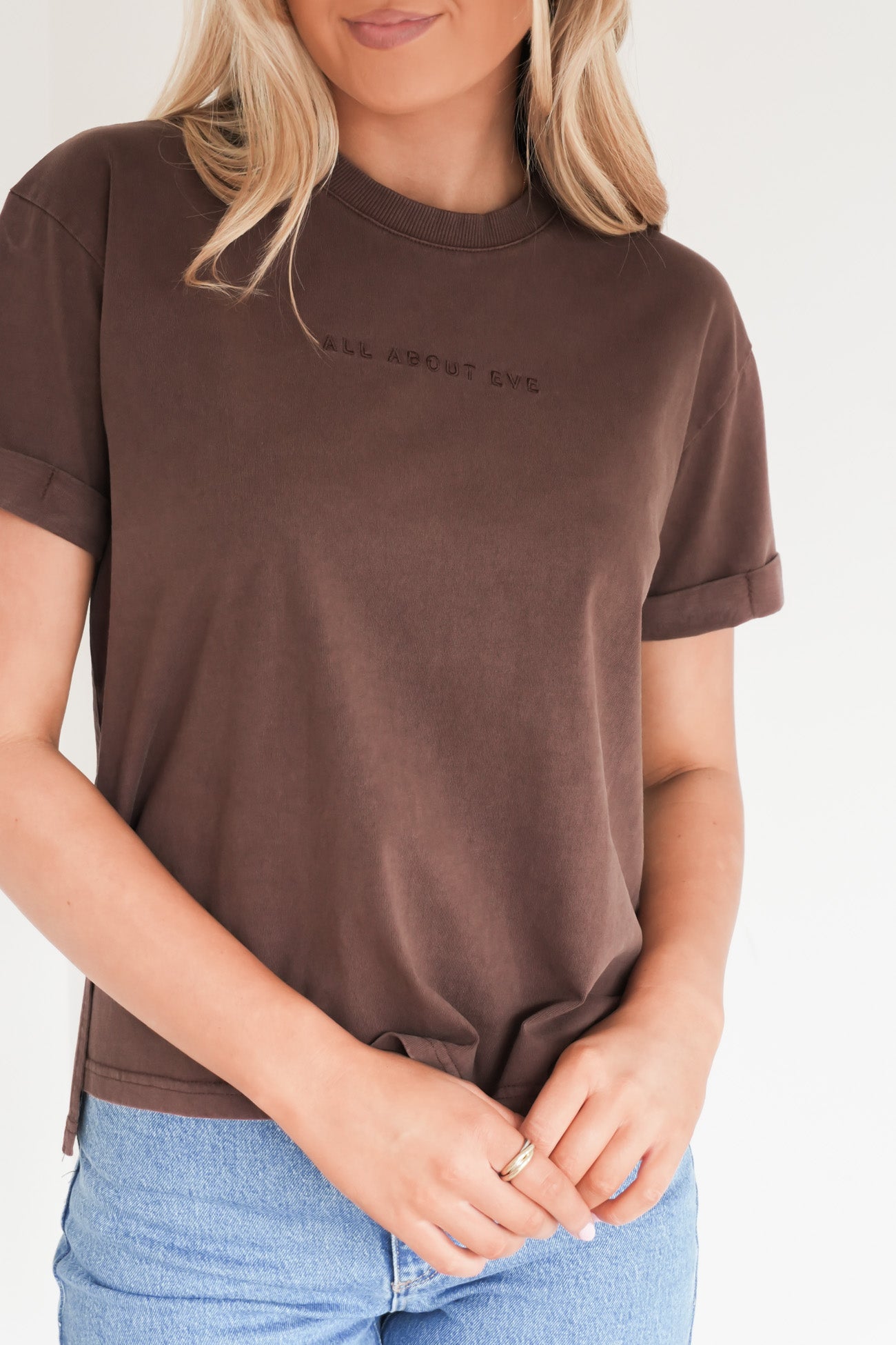 AAE Washed Tee Brown