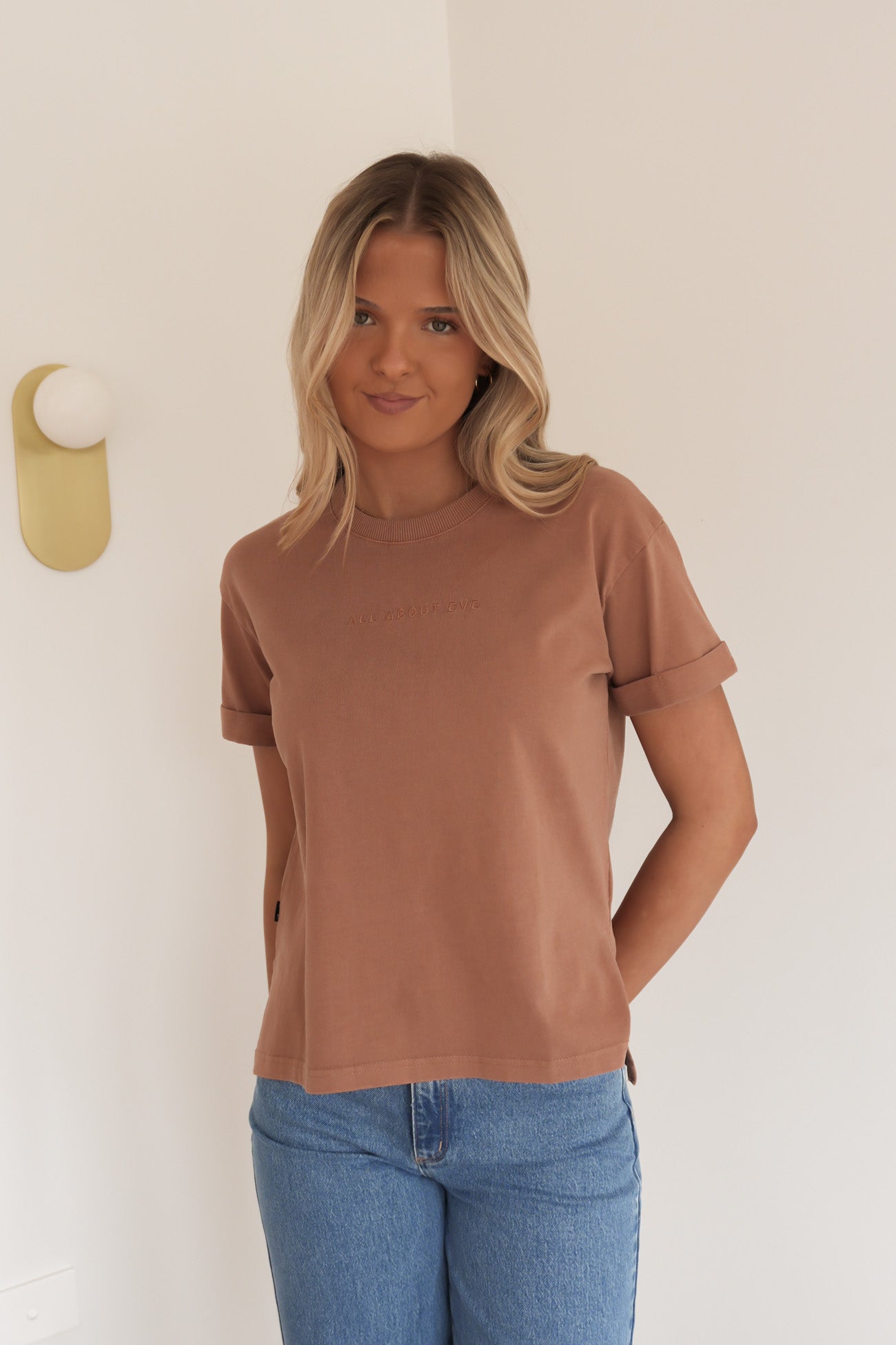 AAE Washed Tee Cinnamon