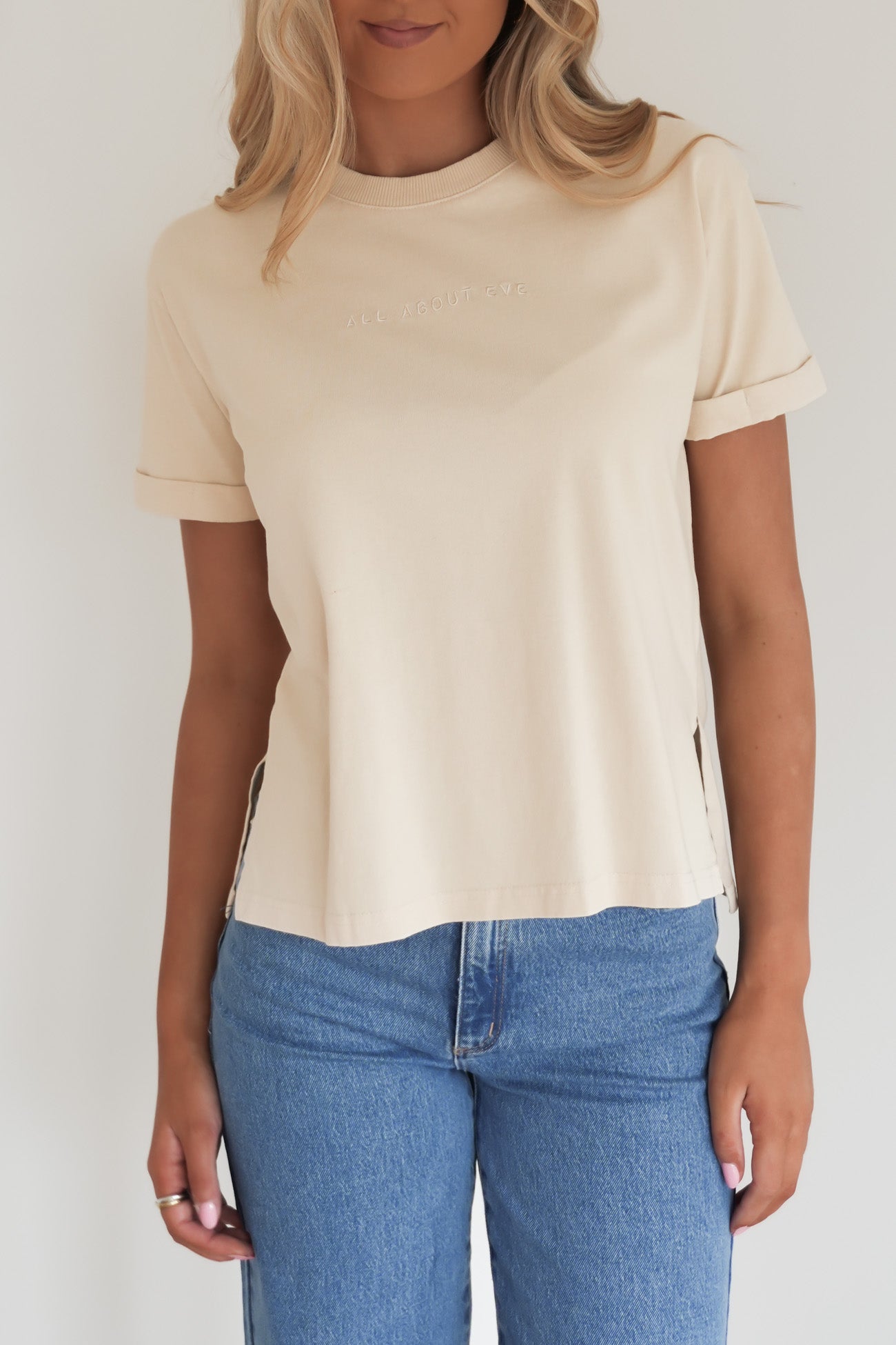 AAE Washed Tee Vanilla