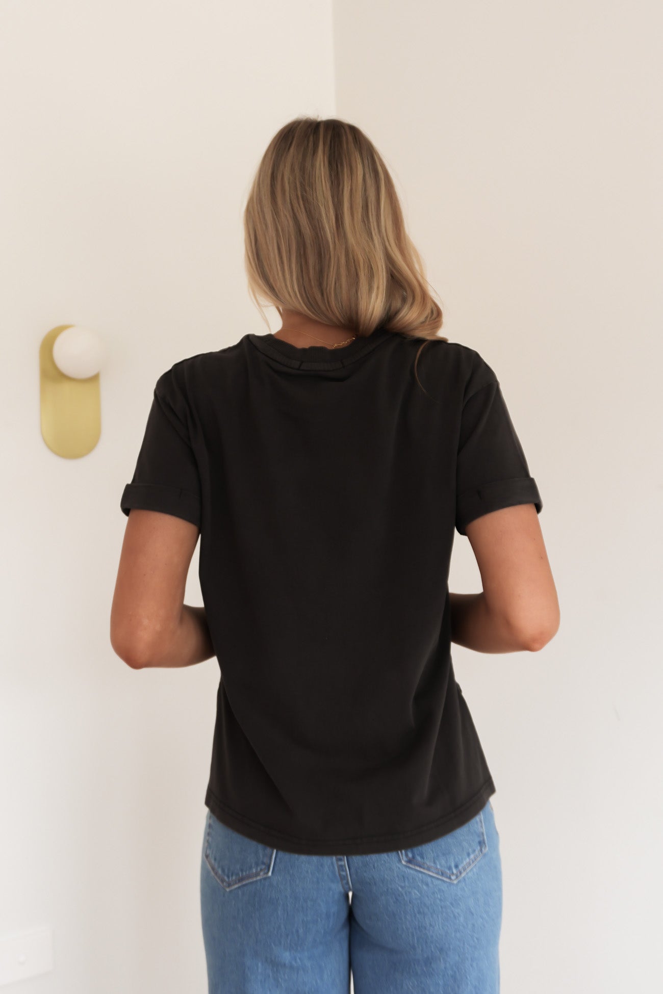 AAE Washed Tee Washed Black