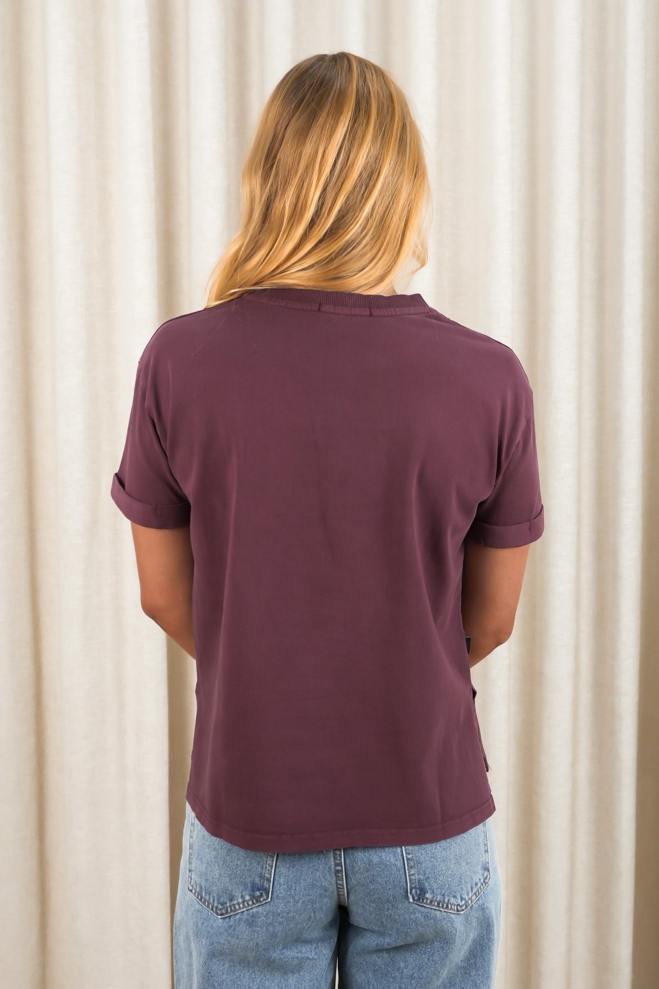 AAE Washed Tee Wine