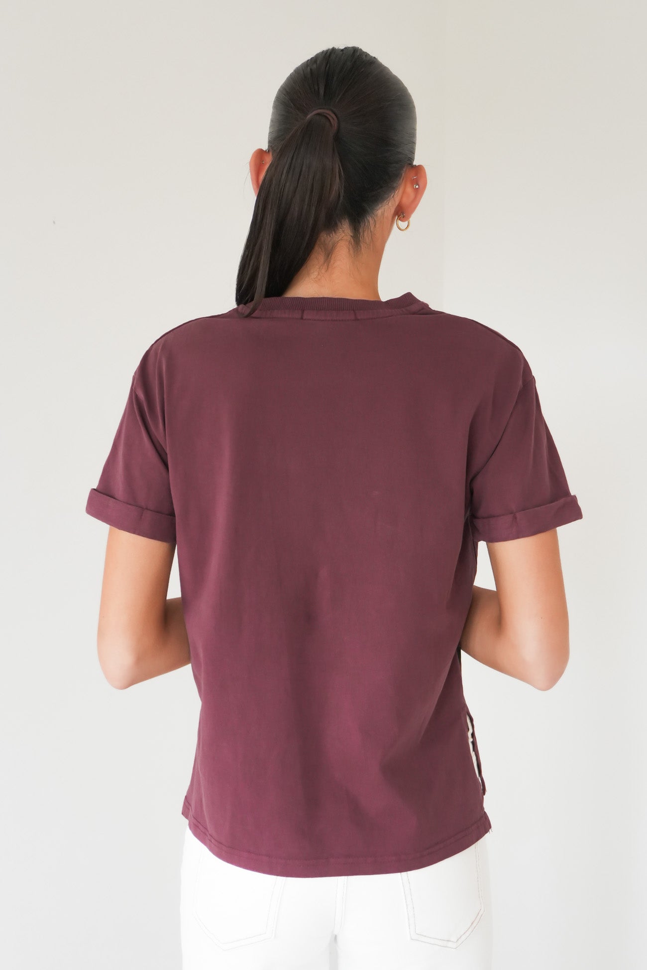 AAE Washed Tee Wine