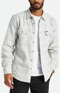 Bowery Heavy Weight Long Sleeve Flannel Beige Off White Desert Palm
