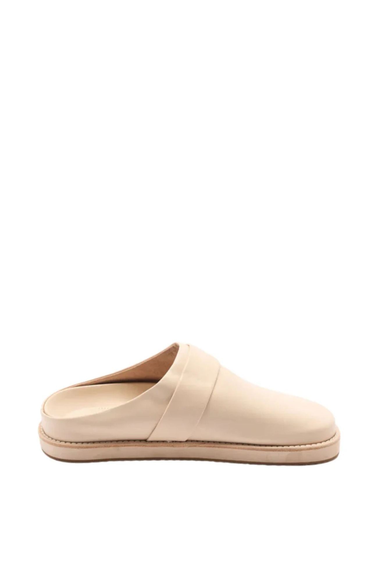 Palmer Leather Mule Vanilla