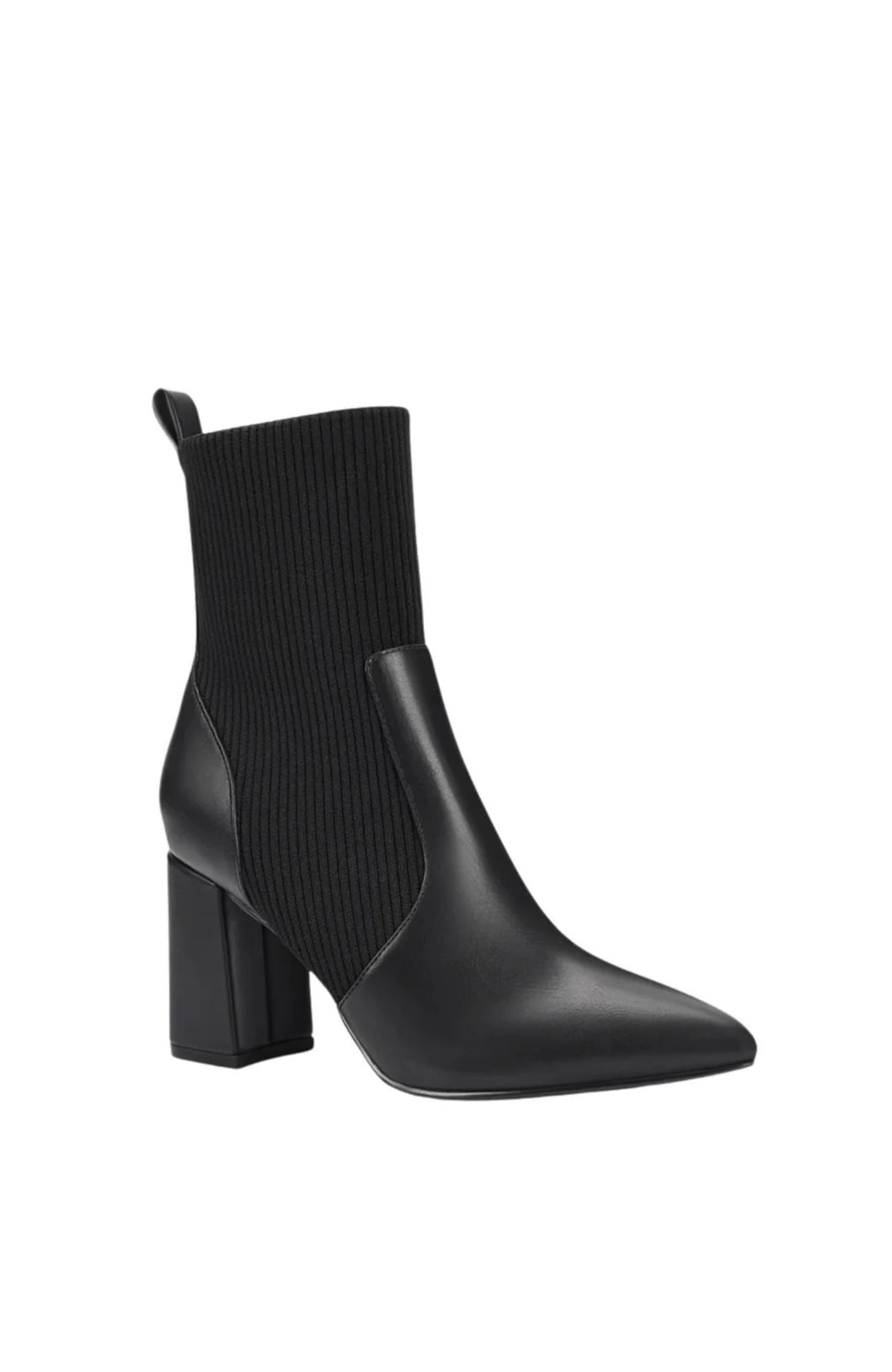 Mayah Knit Ankle Boot Black