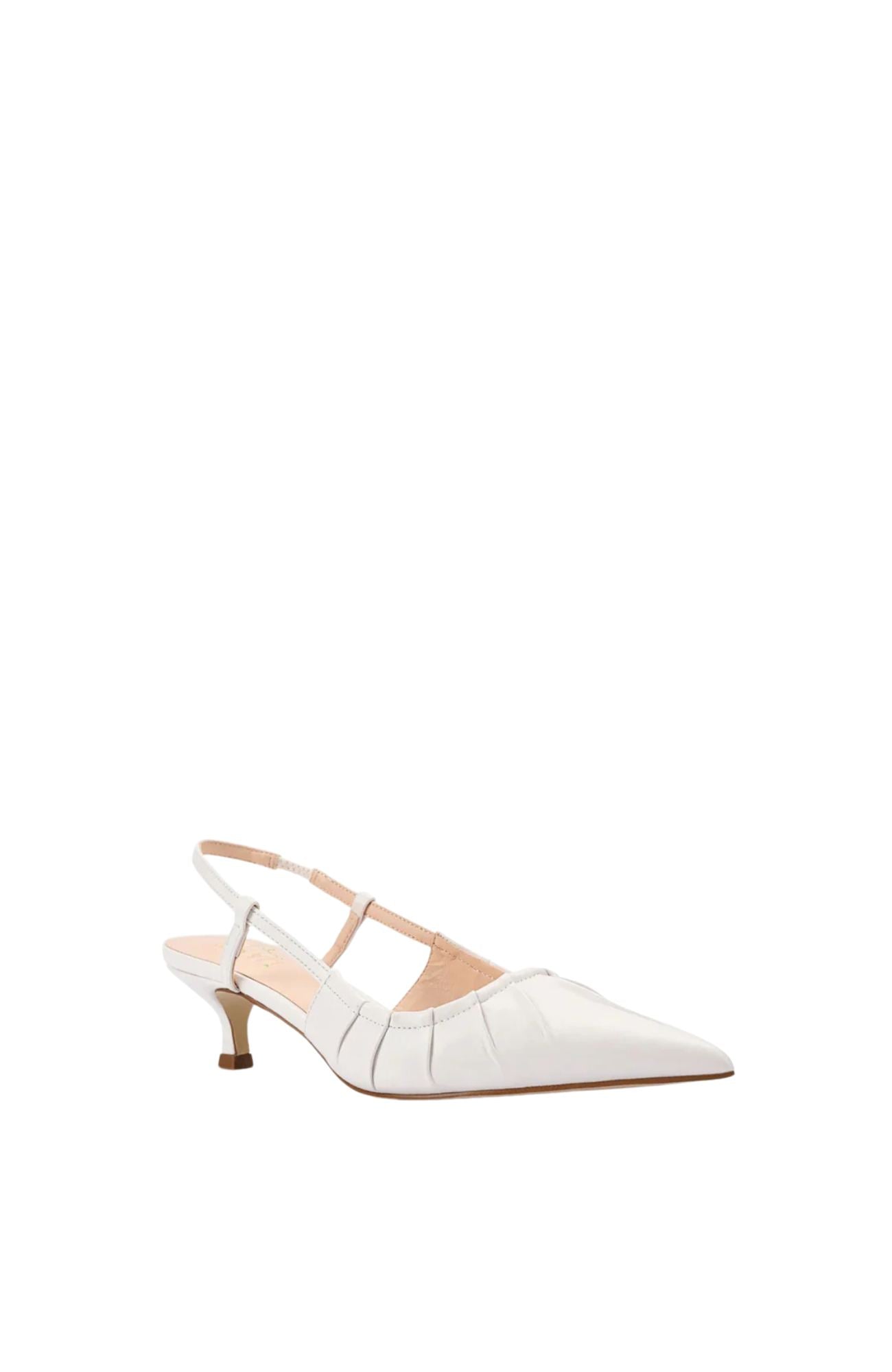 Lucius Slingback Kitten Heels Chalk
