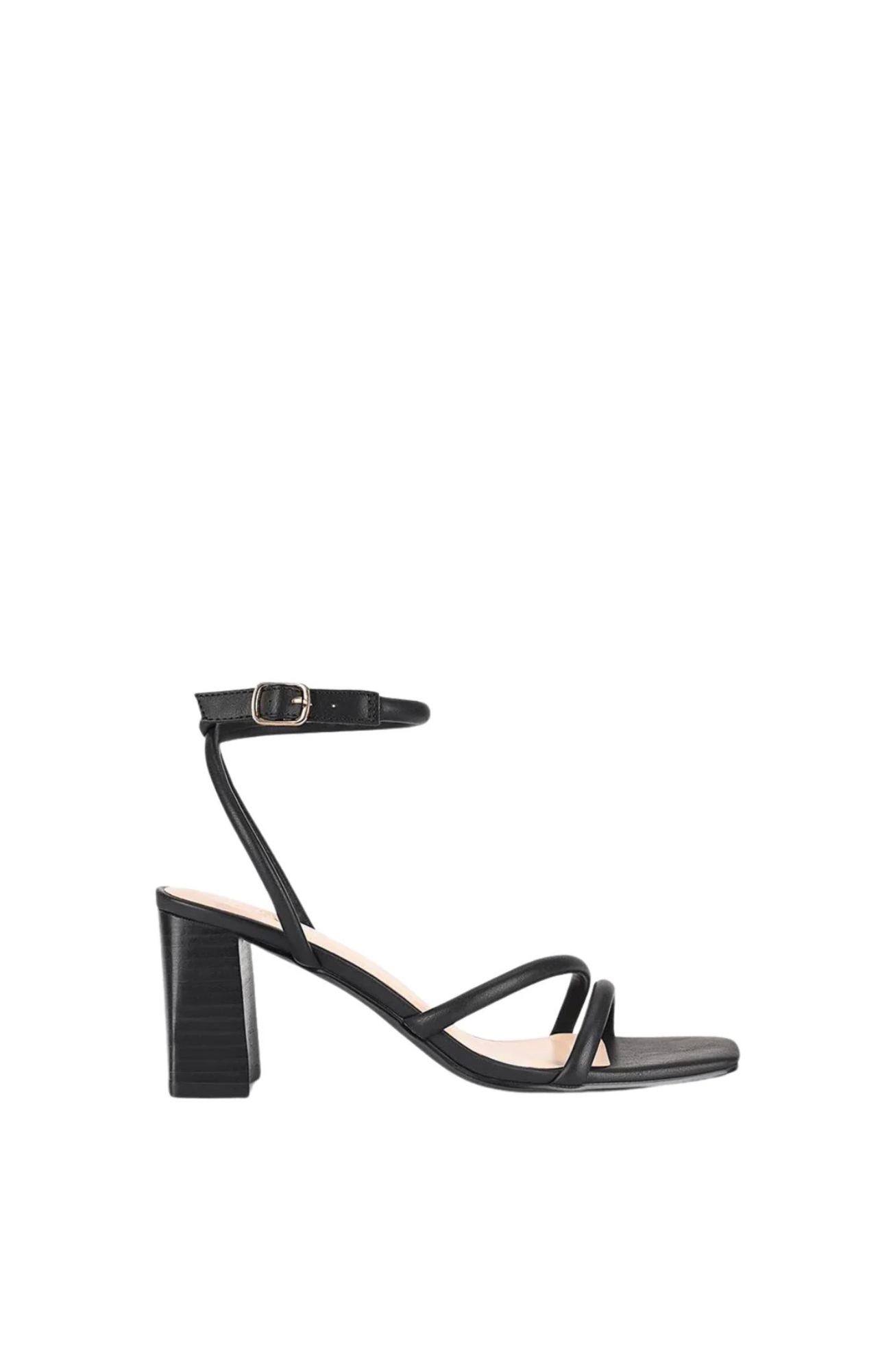 Nadia Block Heel Sandal Black