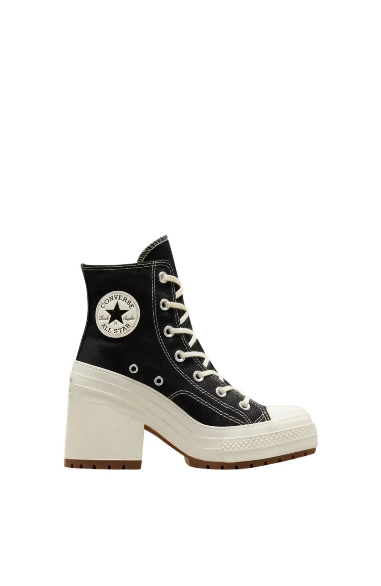Chuck Taylor All Star 70 De Luxe Heel Canvas High Top Black White