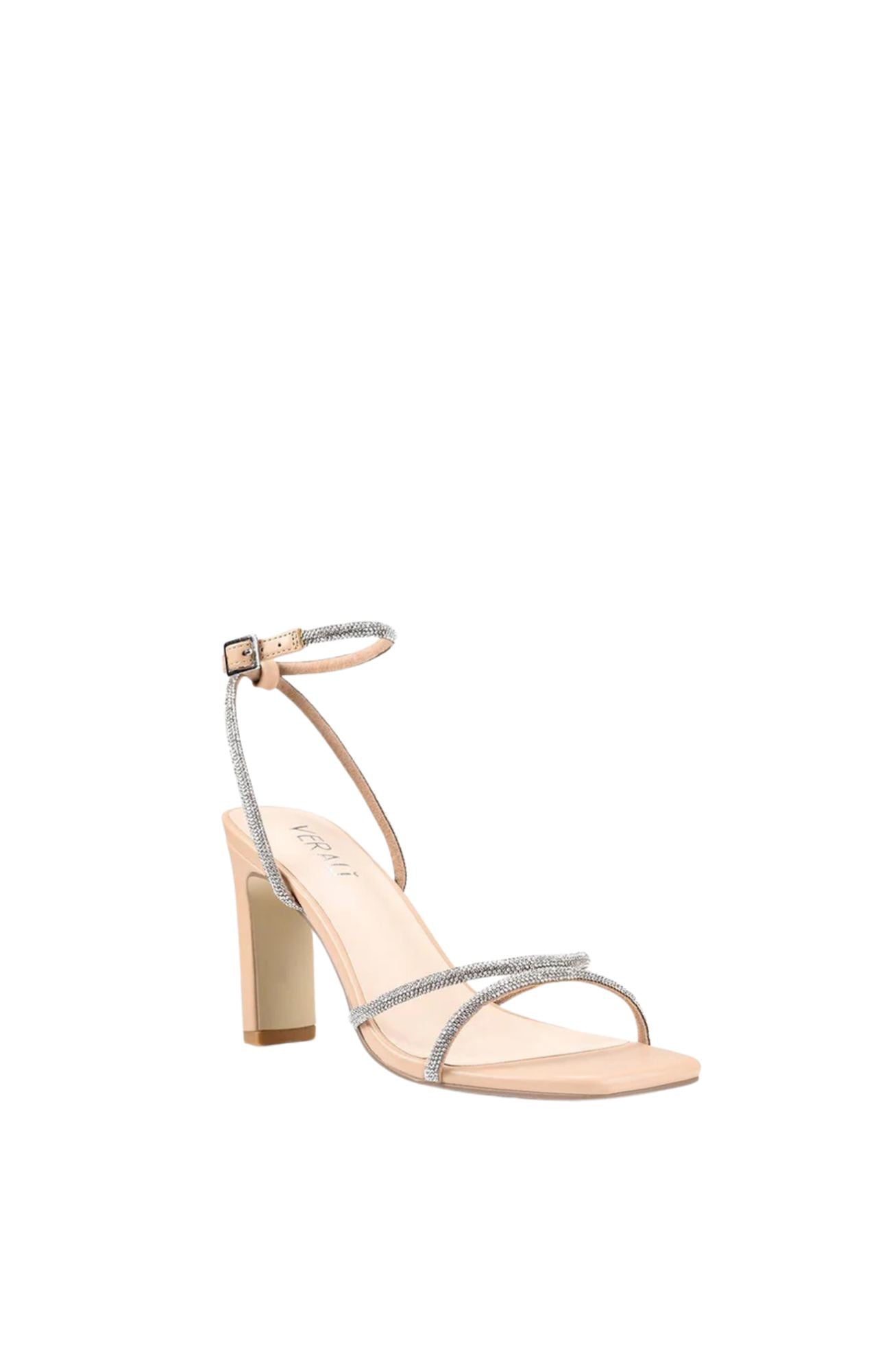 Kian Block Heel Nude Smooth