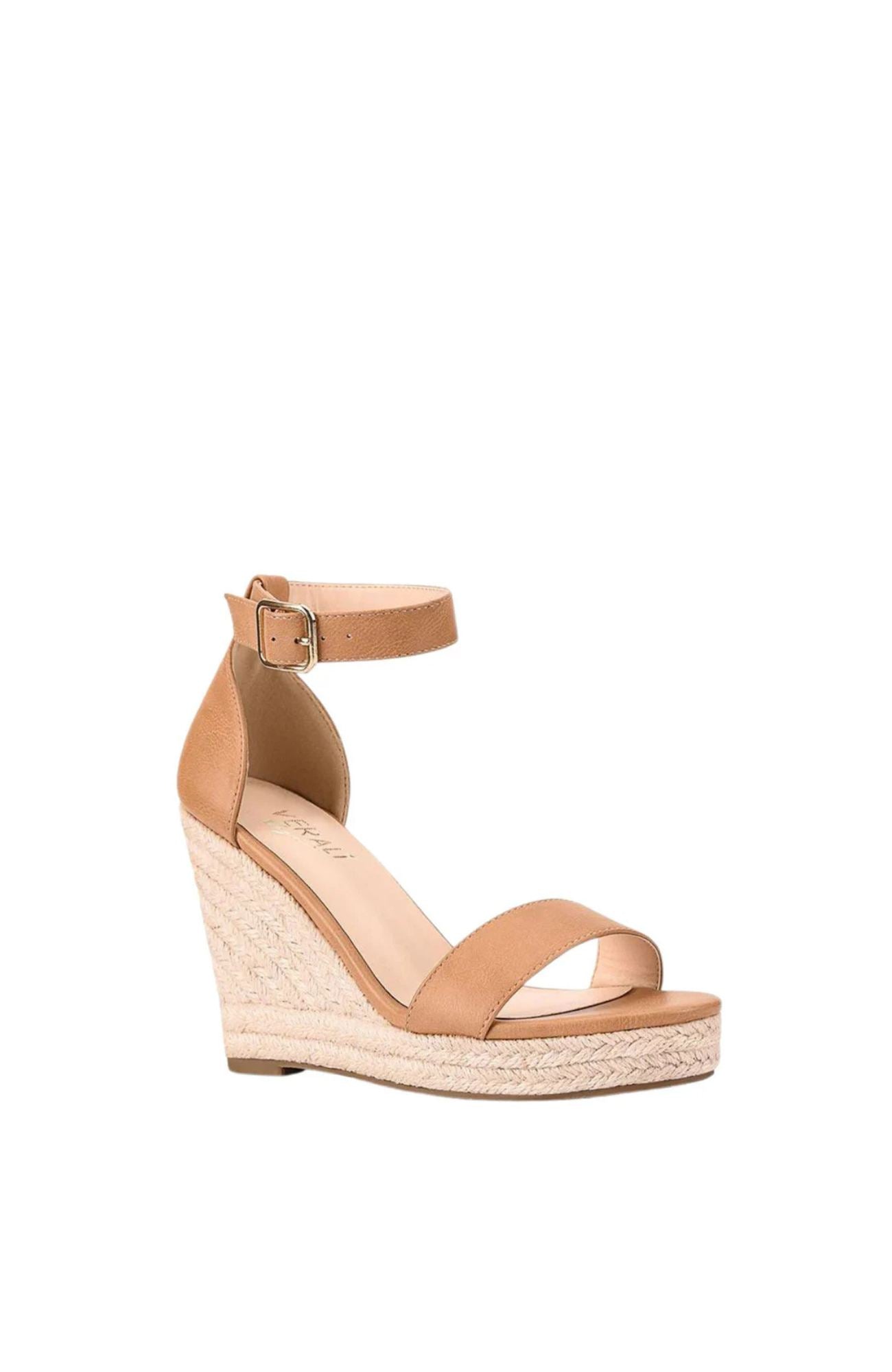 Amena Rope Wedge Caramel