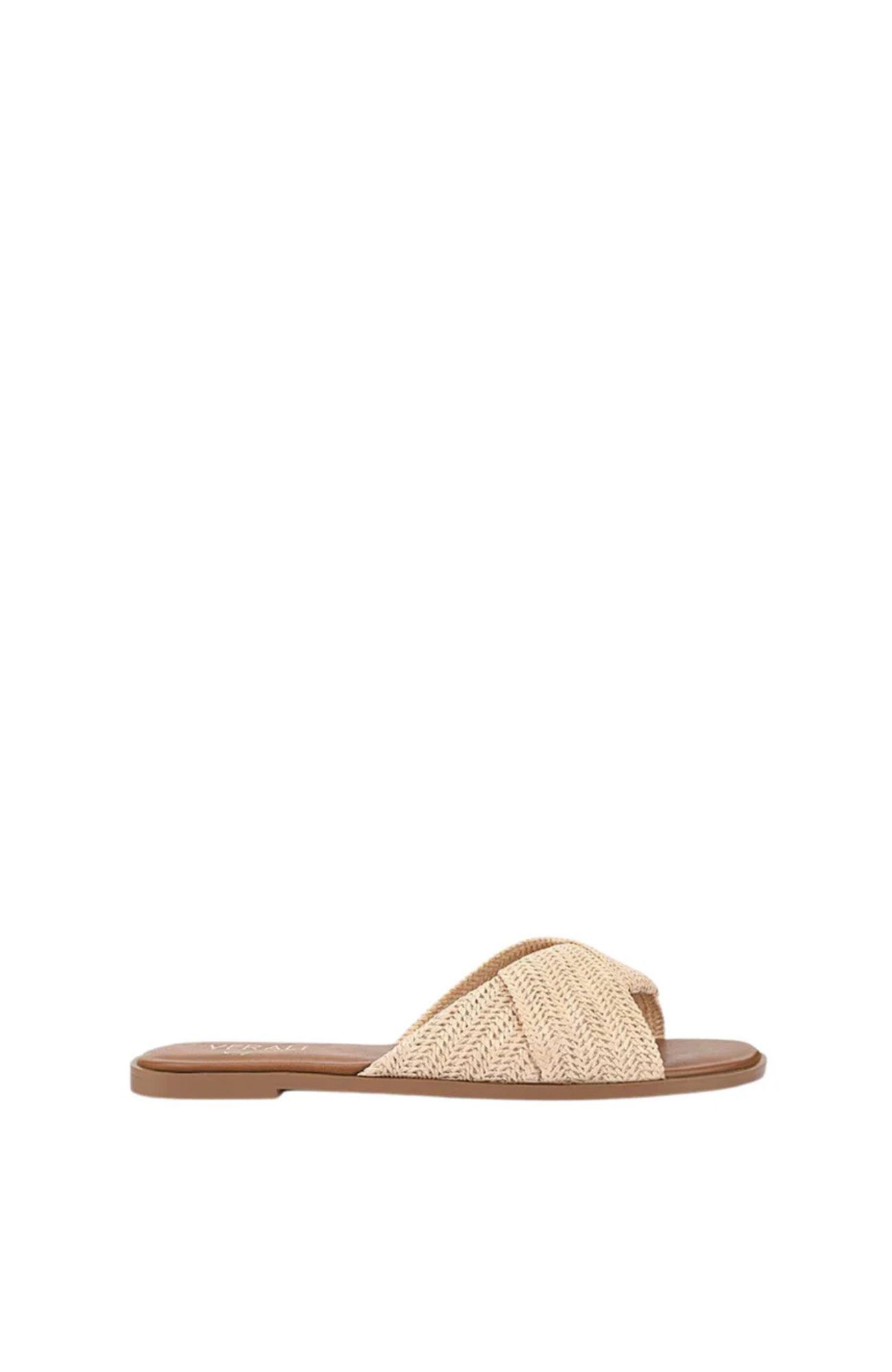 Sage Casual Slides Natural Raffia