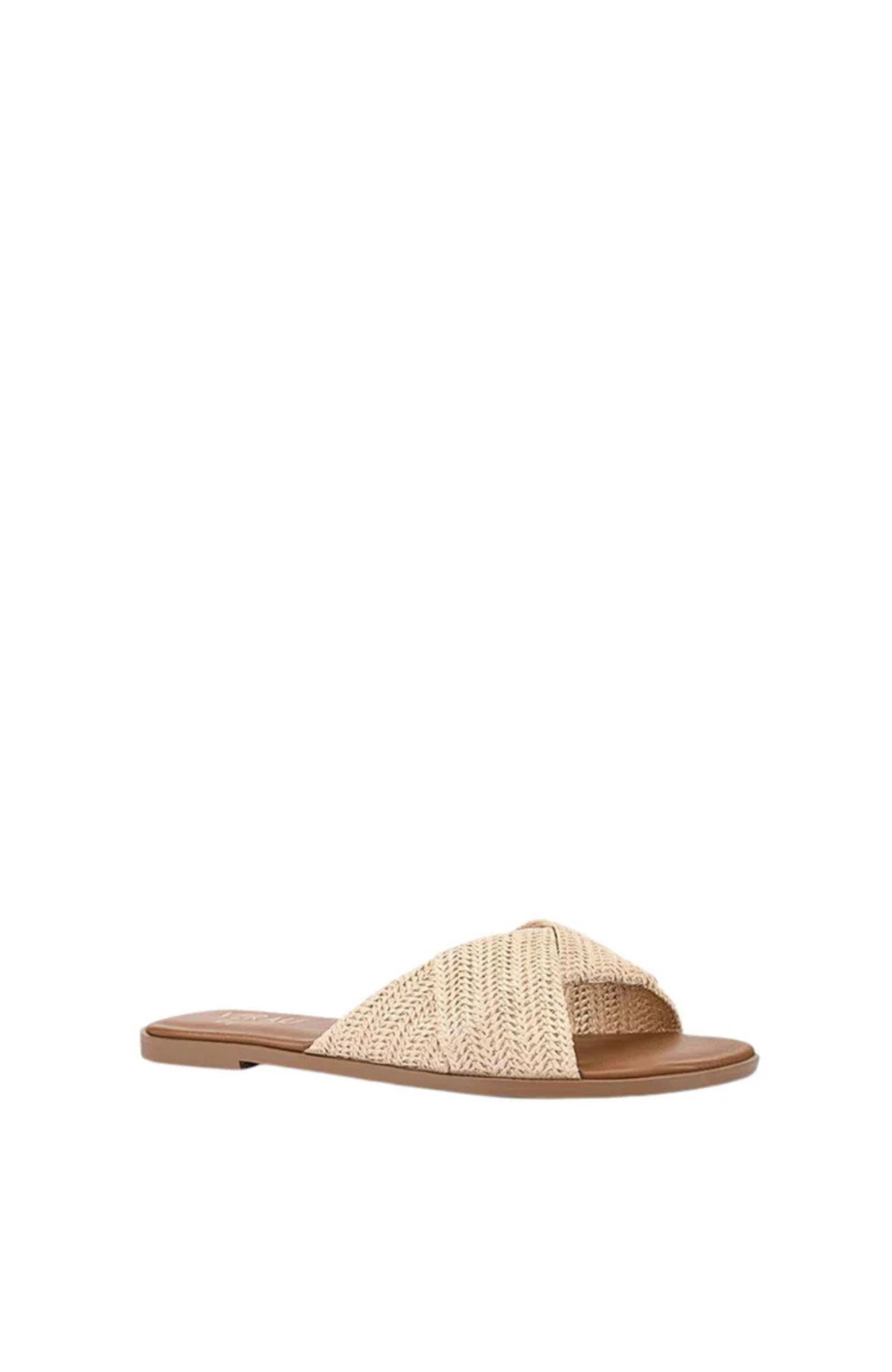 Sage Casual Slides Natural Raffia