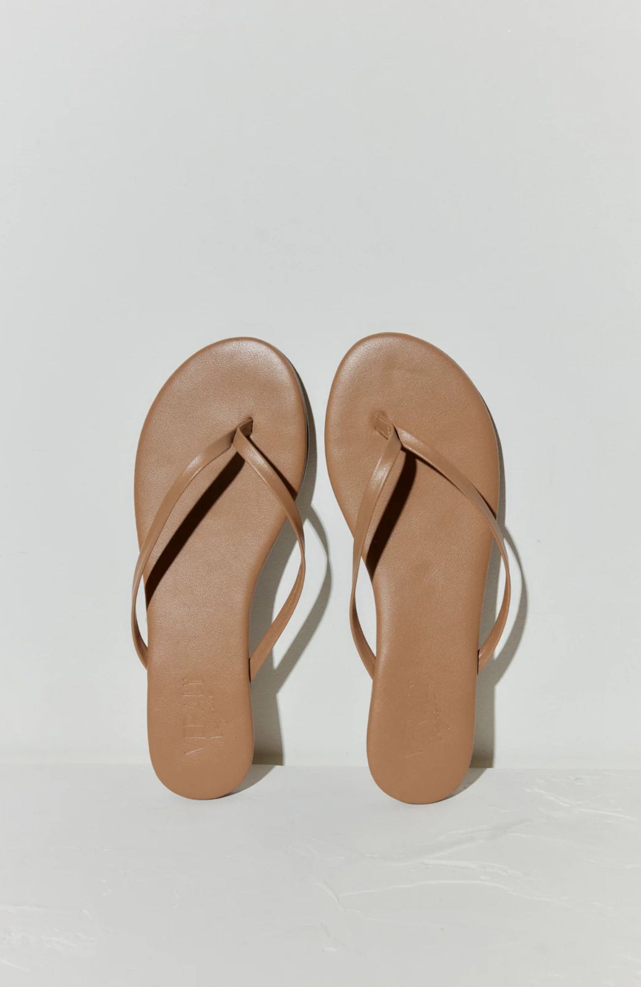 Tori Thongs Dark Camel Tan