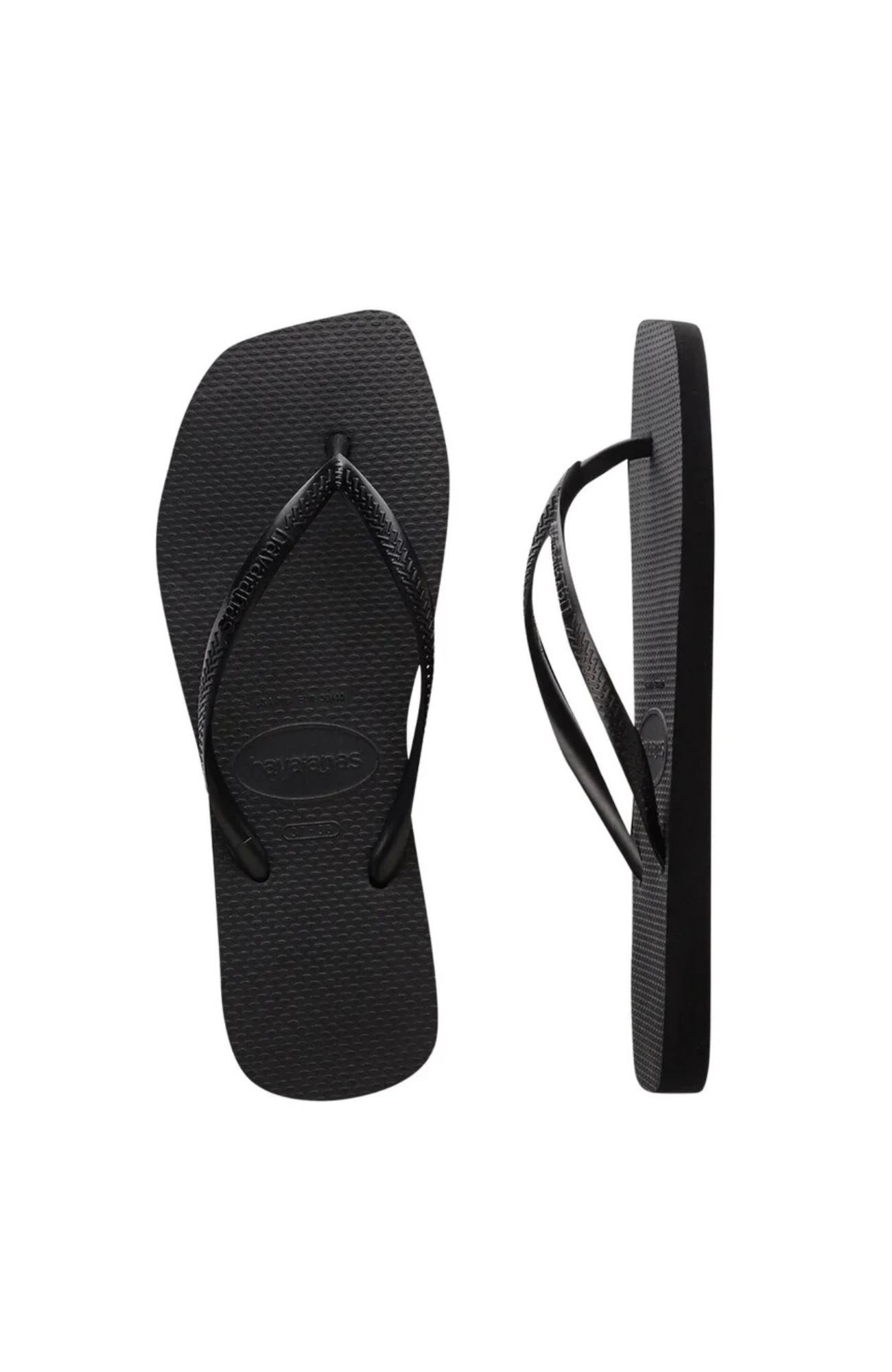Slim Square Solid Black