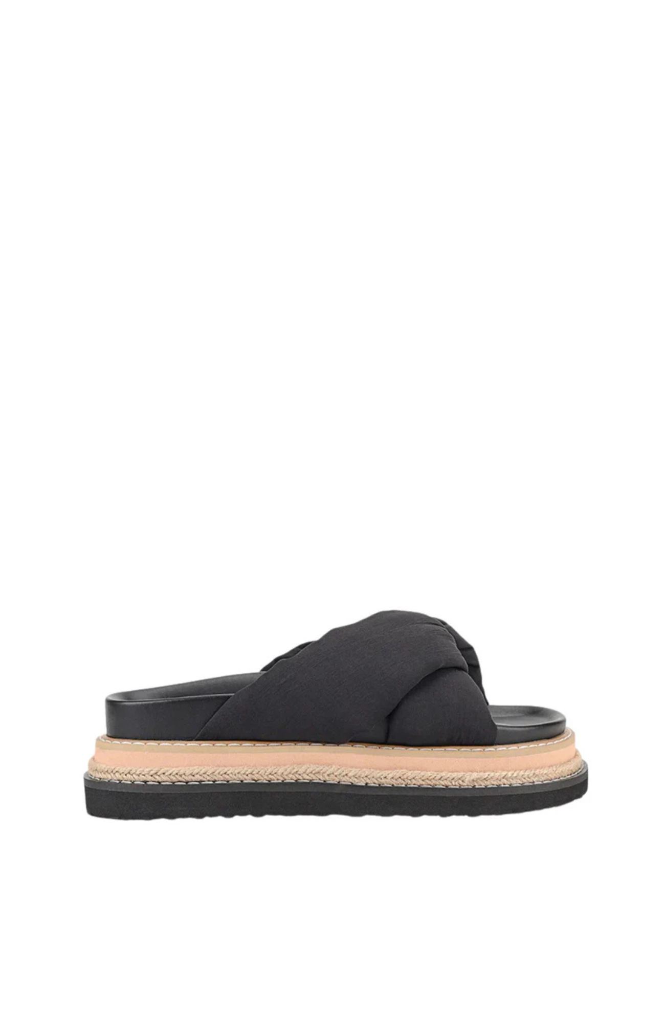 Thames Flatform Slides Black