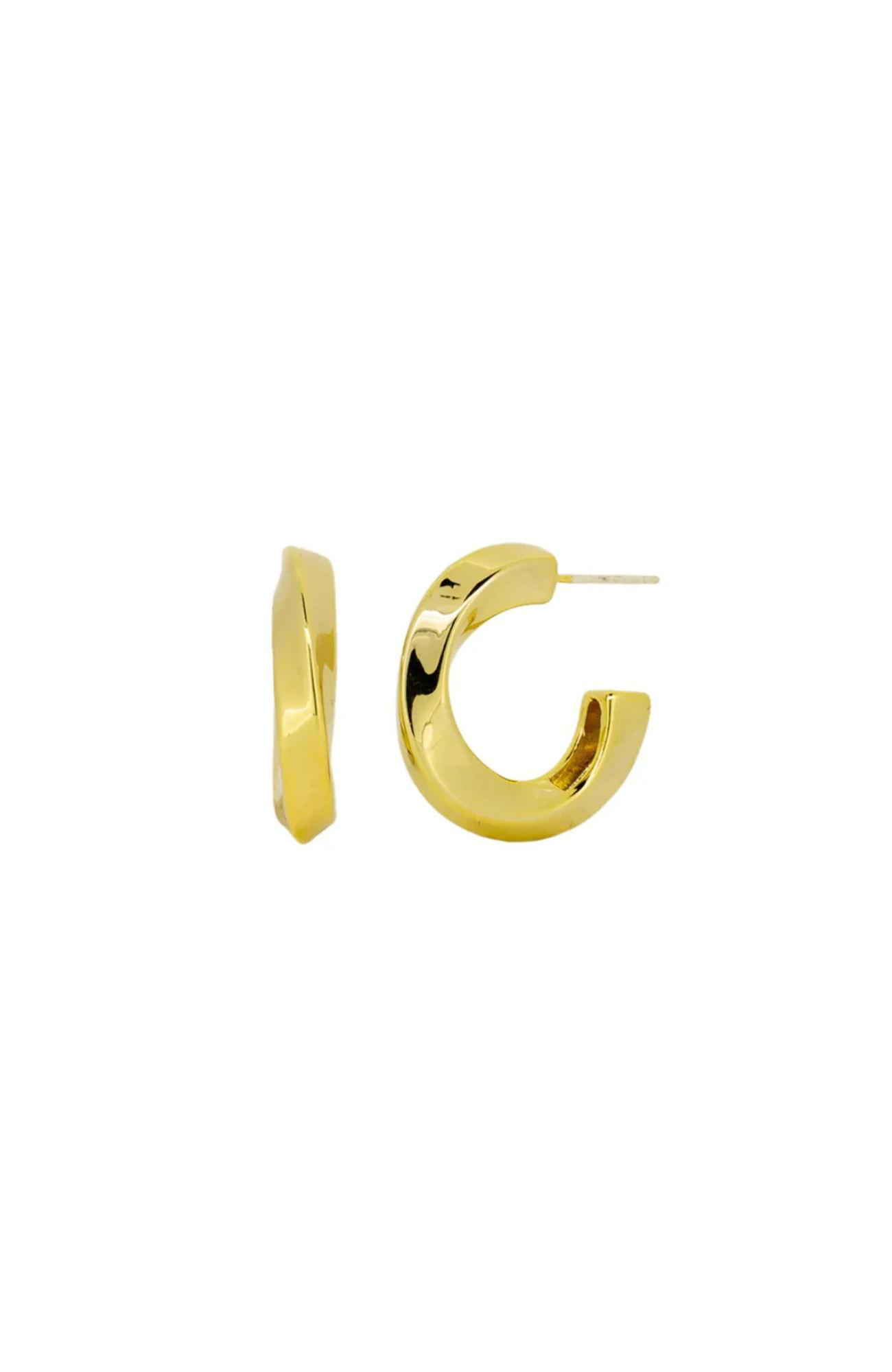 Adele Hoops Gold