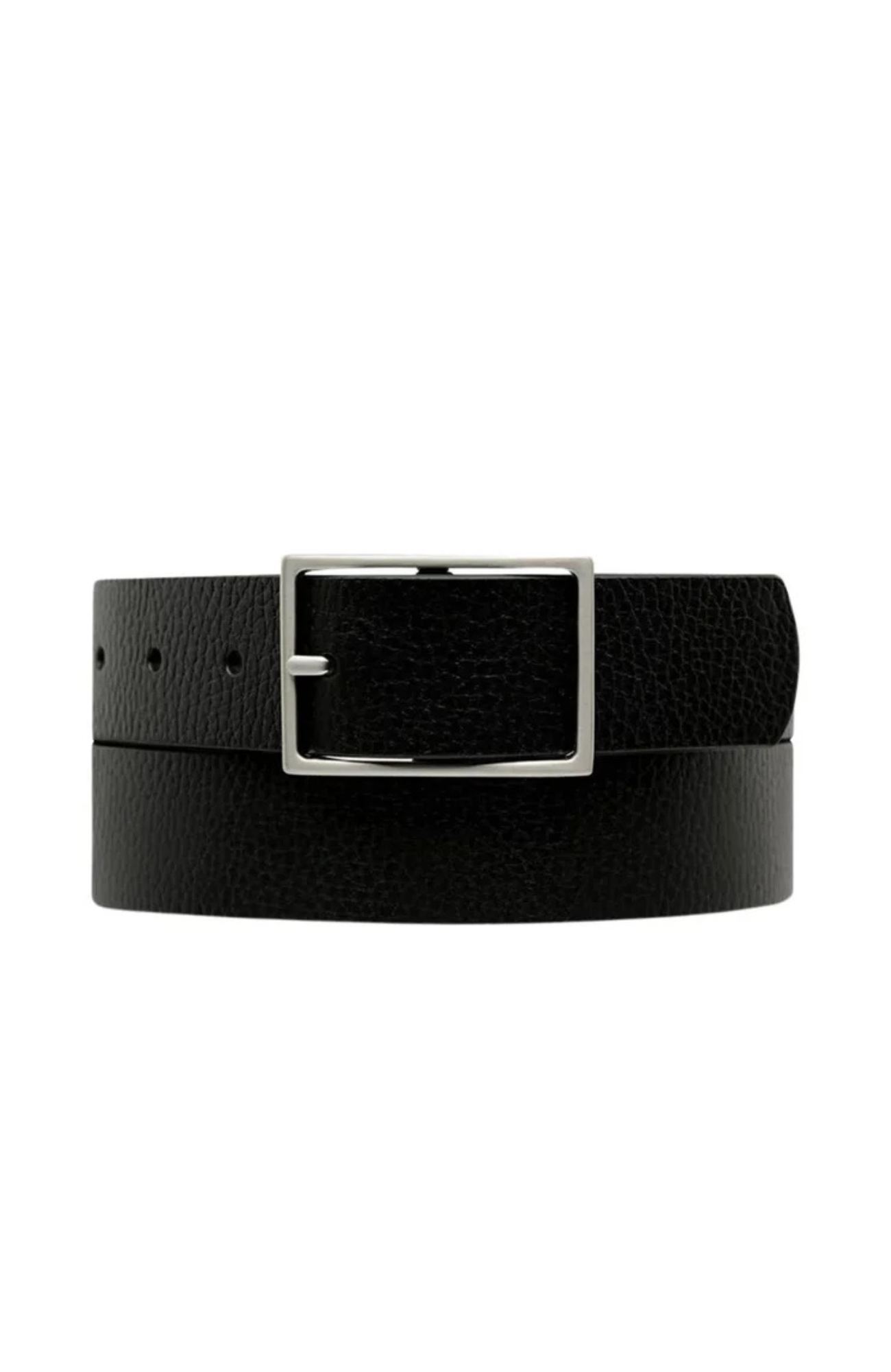 Getting Real Belt Black Silver