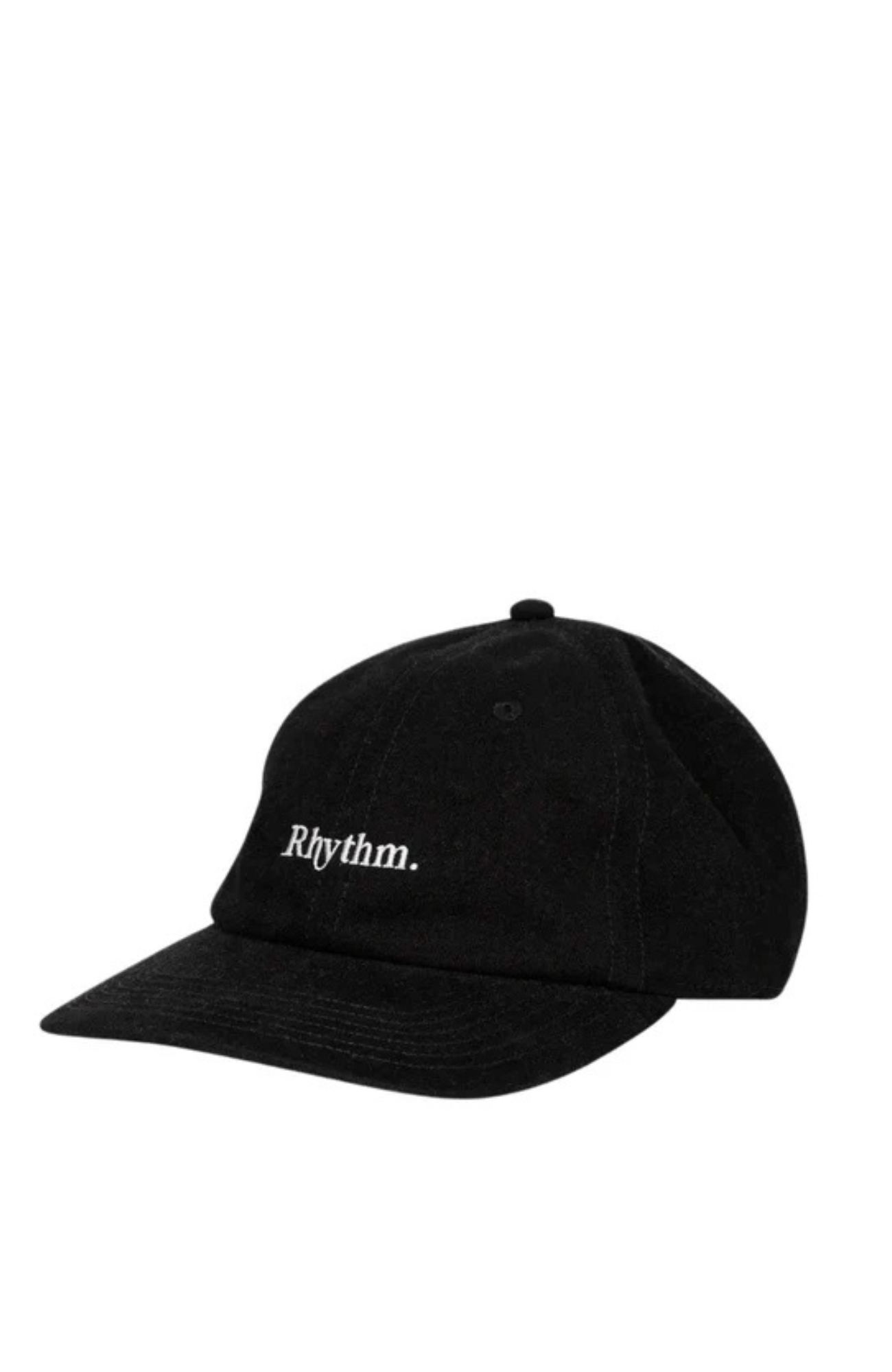 Essential Brushed Twill Cap Black