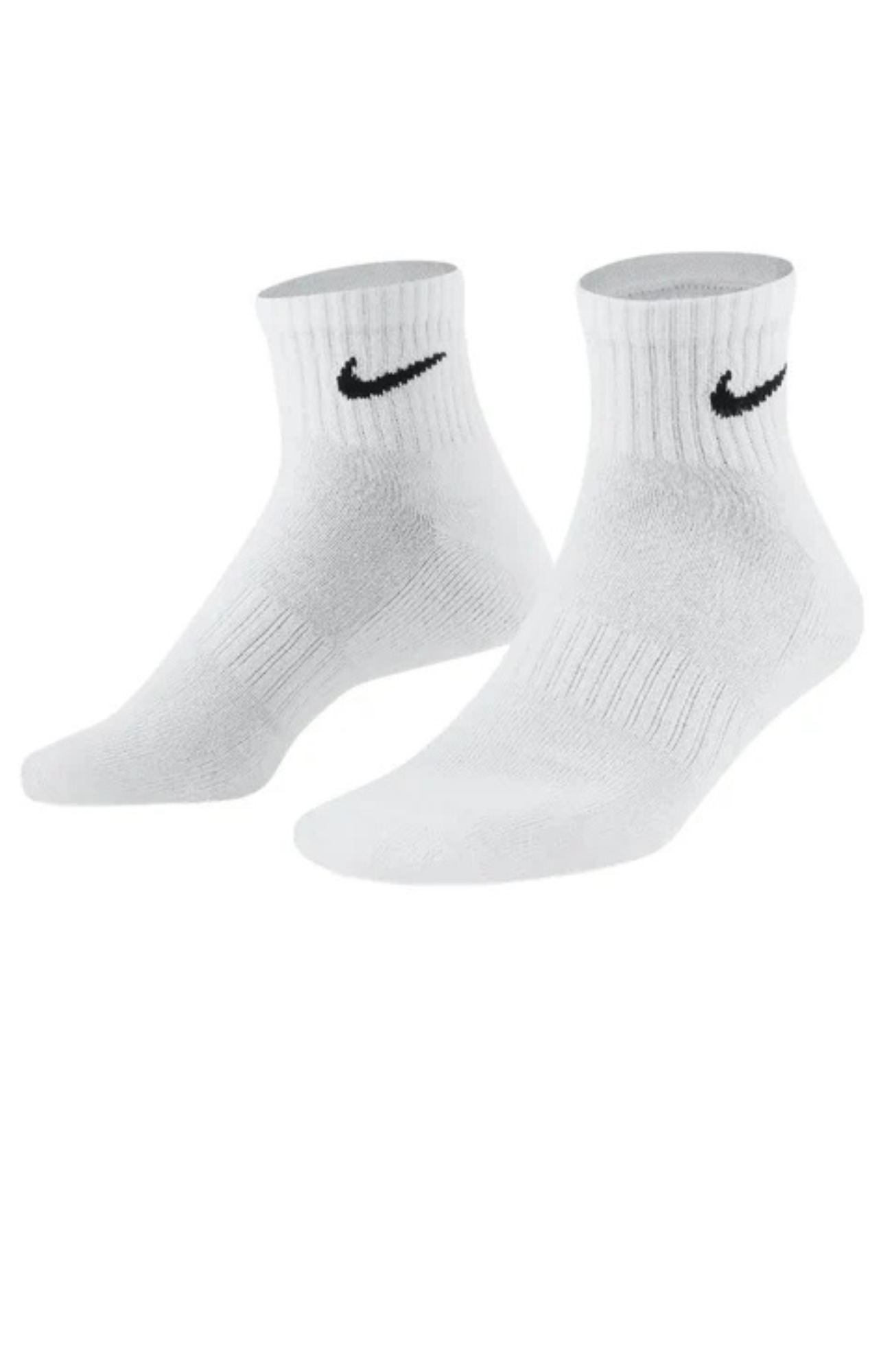 white nike ankle socks men