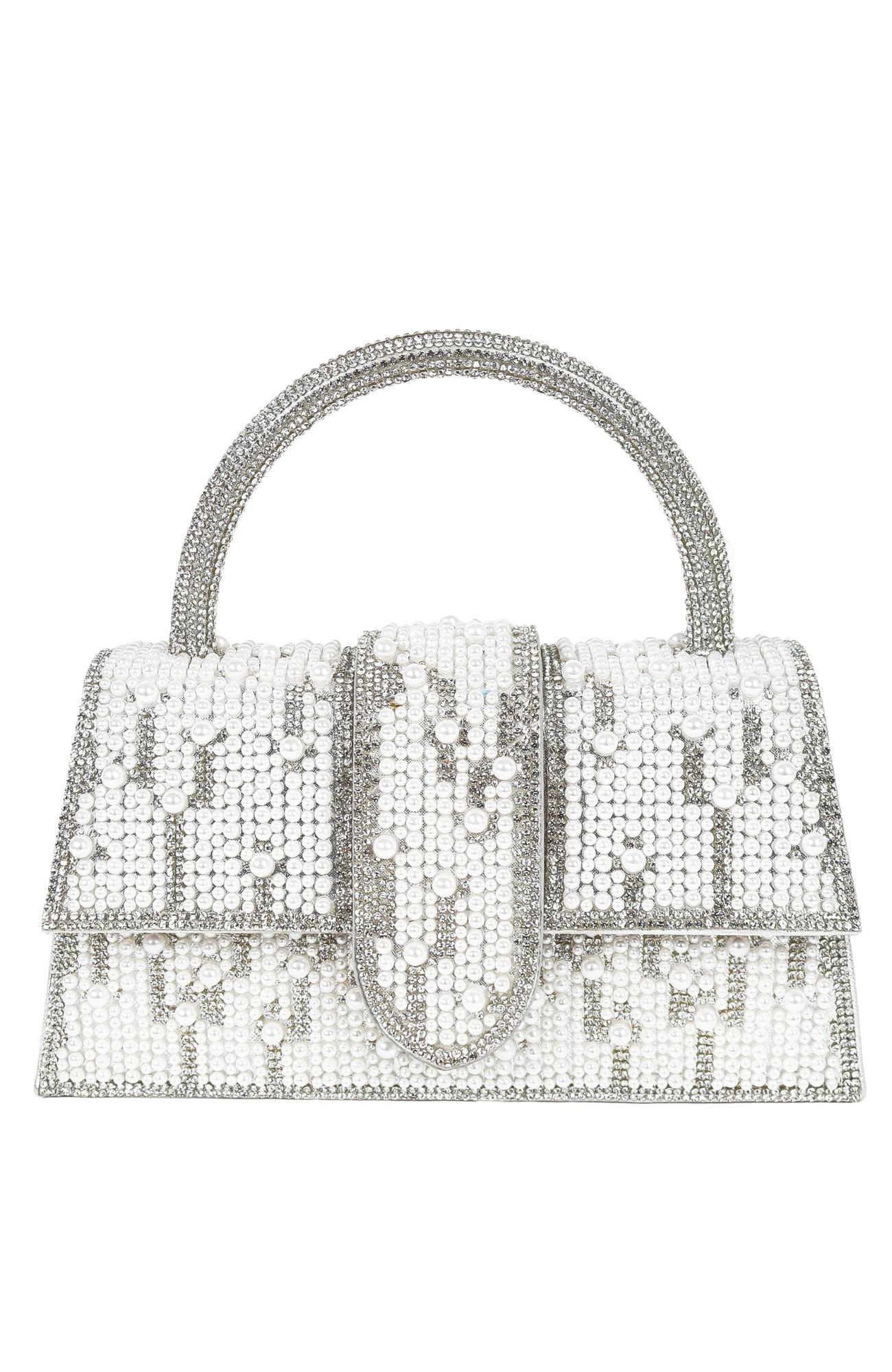 Lumiere Pearl Bag Silver