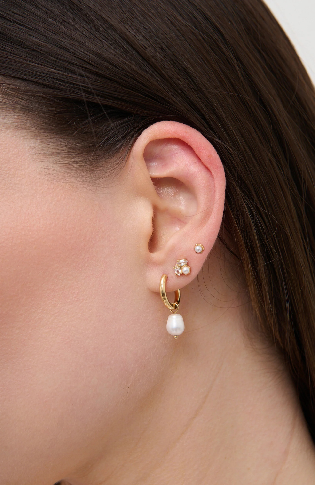 Venus Earrings 3 Pack Gold