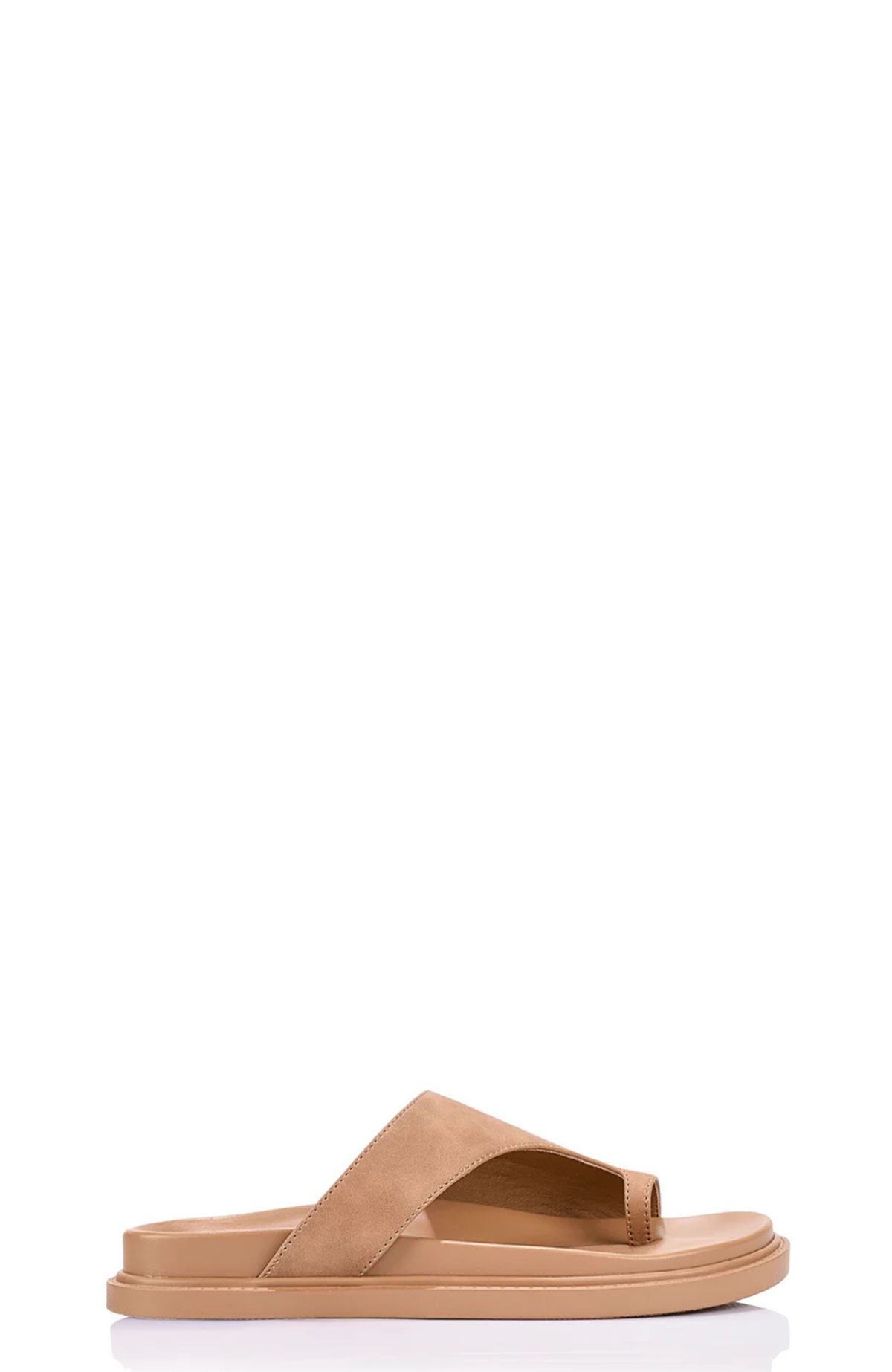 Brenda Footbed Slides Biscuit