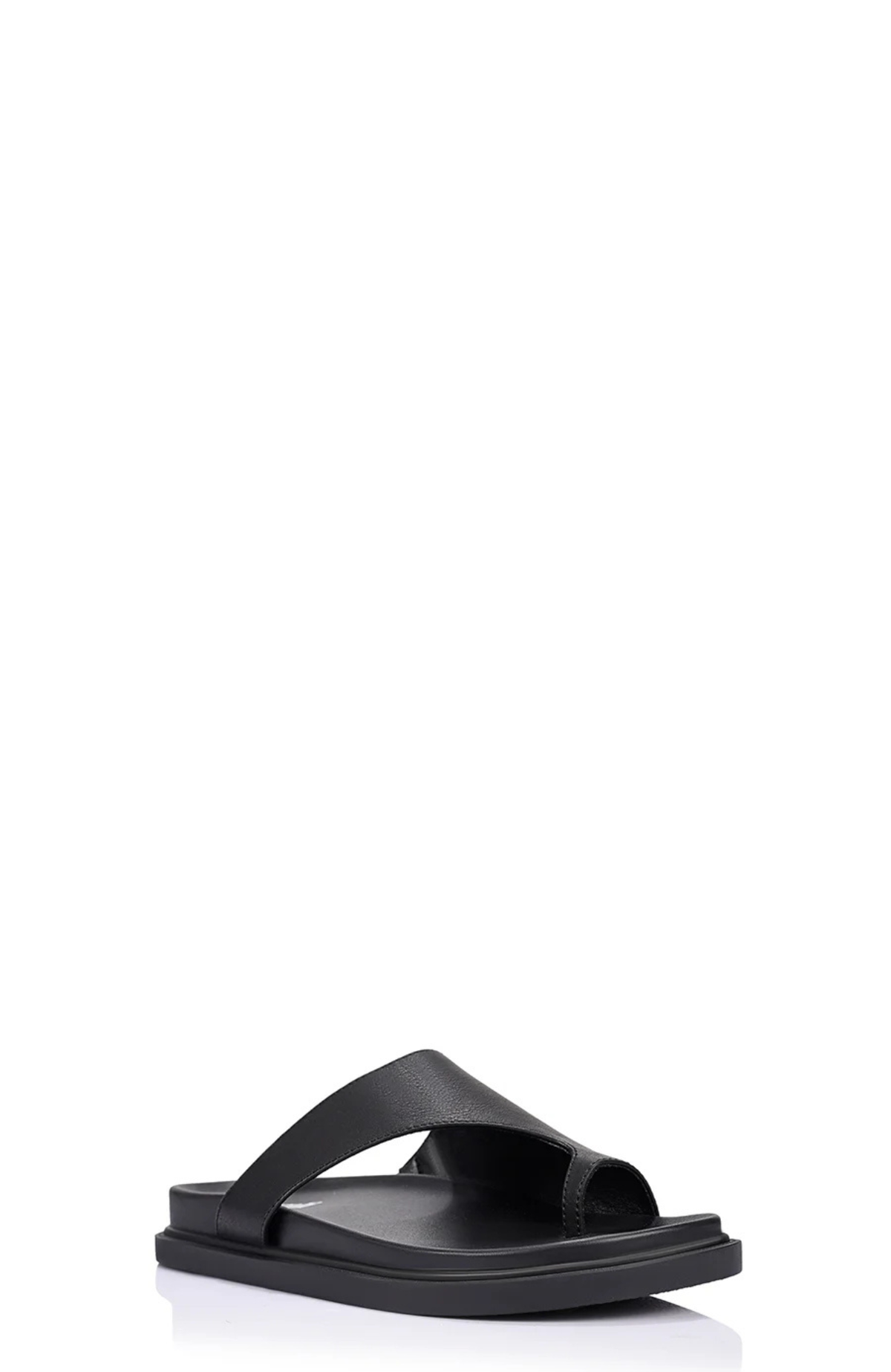 Brenda Footbed Slides Black