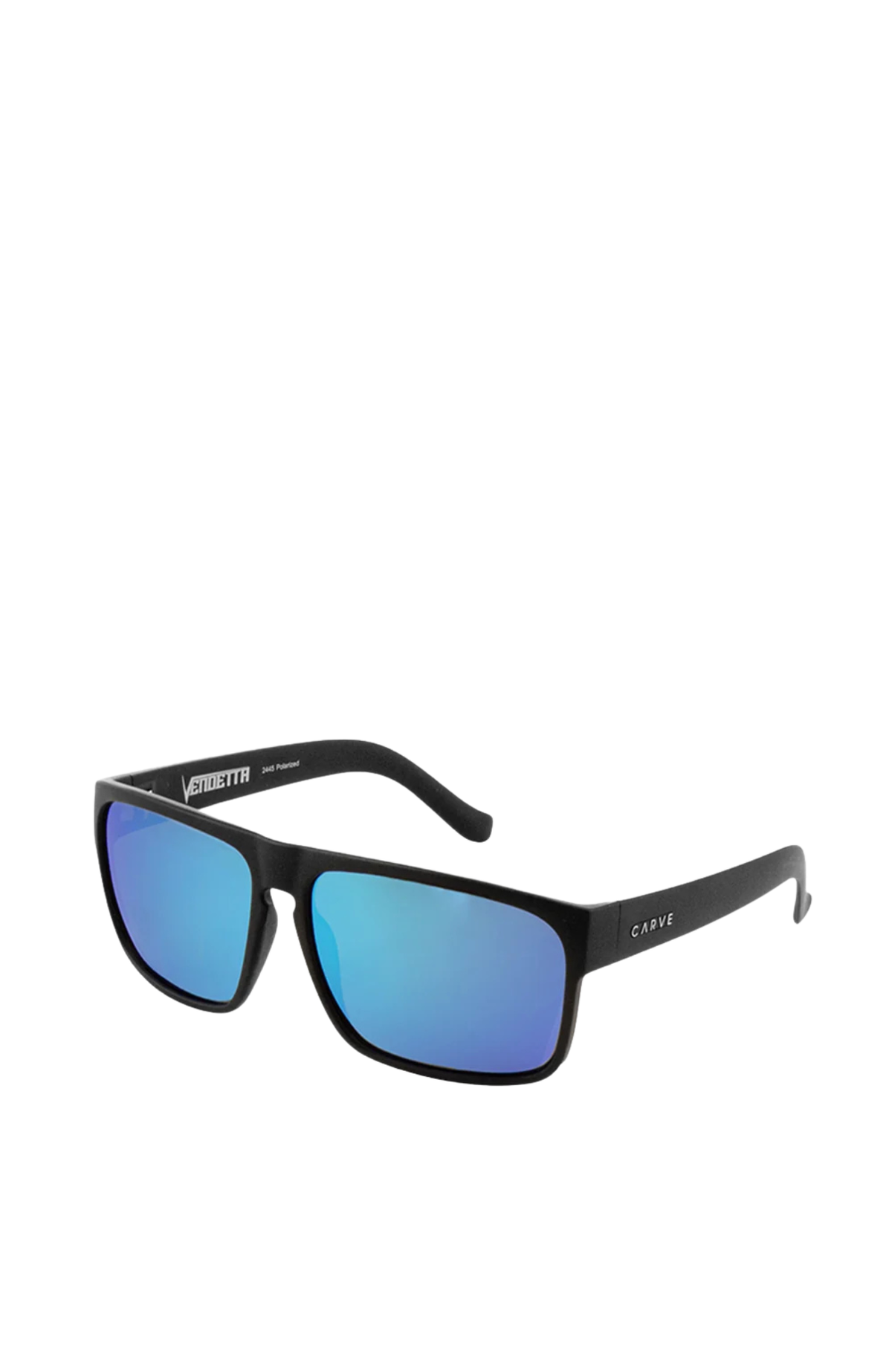Vendetta Polarized // Matte Black Blue Iridium Lens