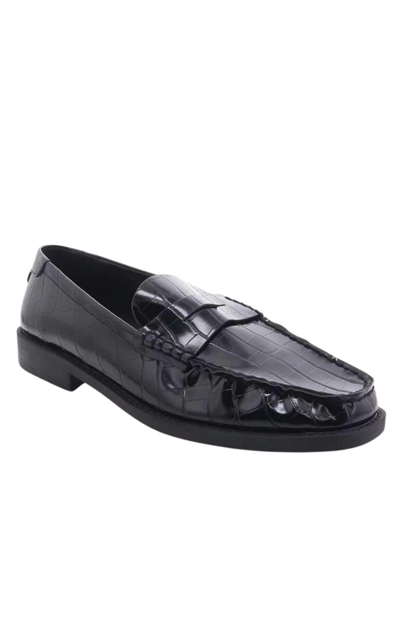 Quannah Loafer Black Croc