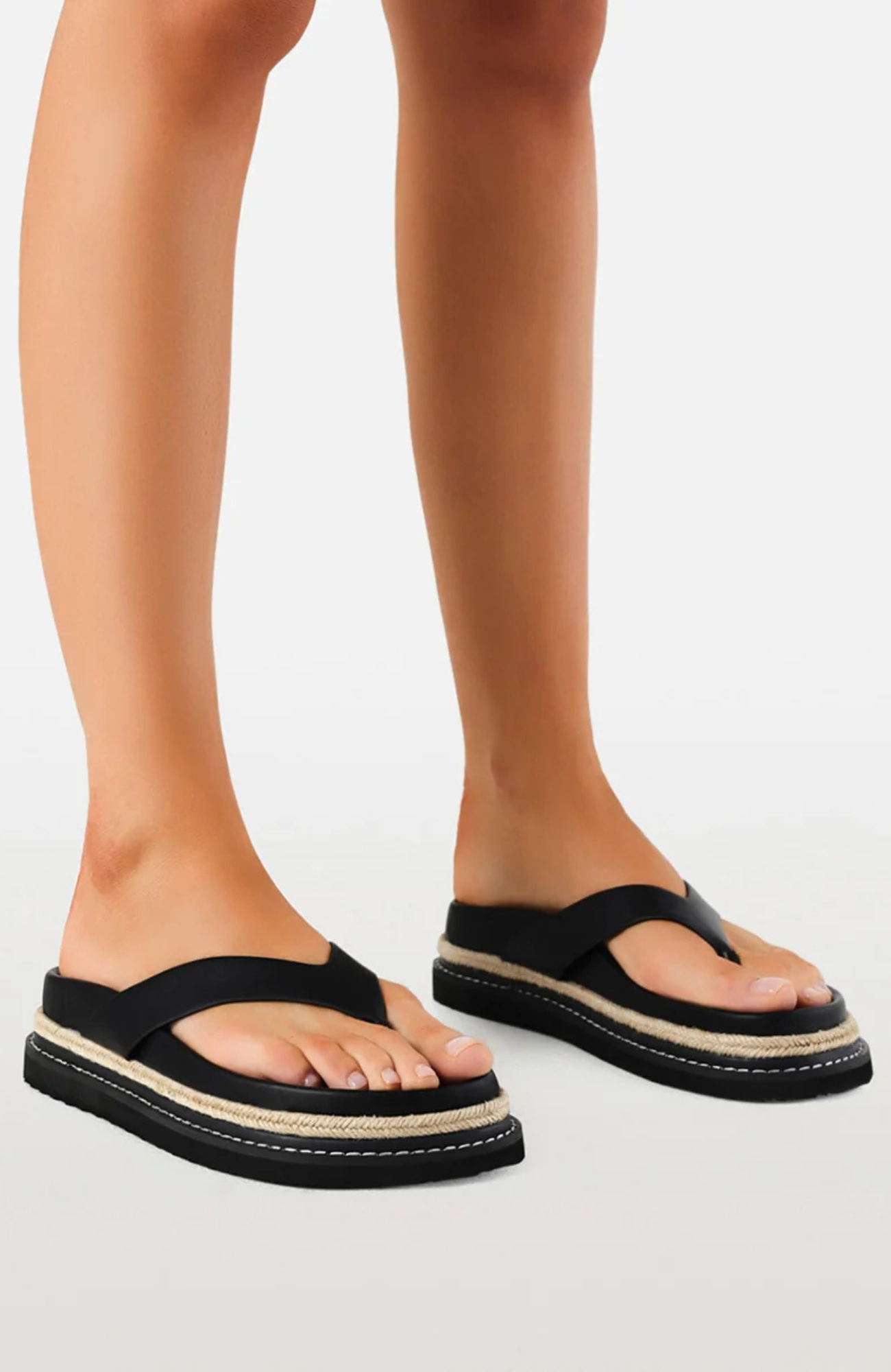 Arlette Thongs Black
