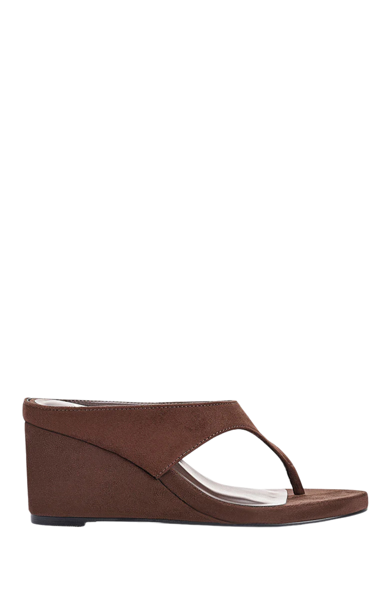 Poh Thong Wedges Chocolate Brown Micro