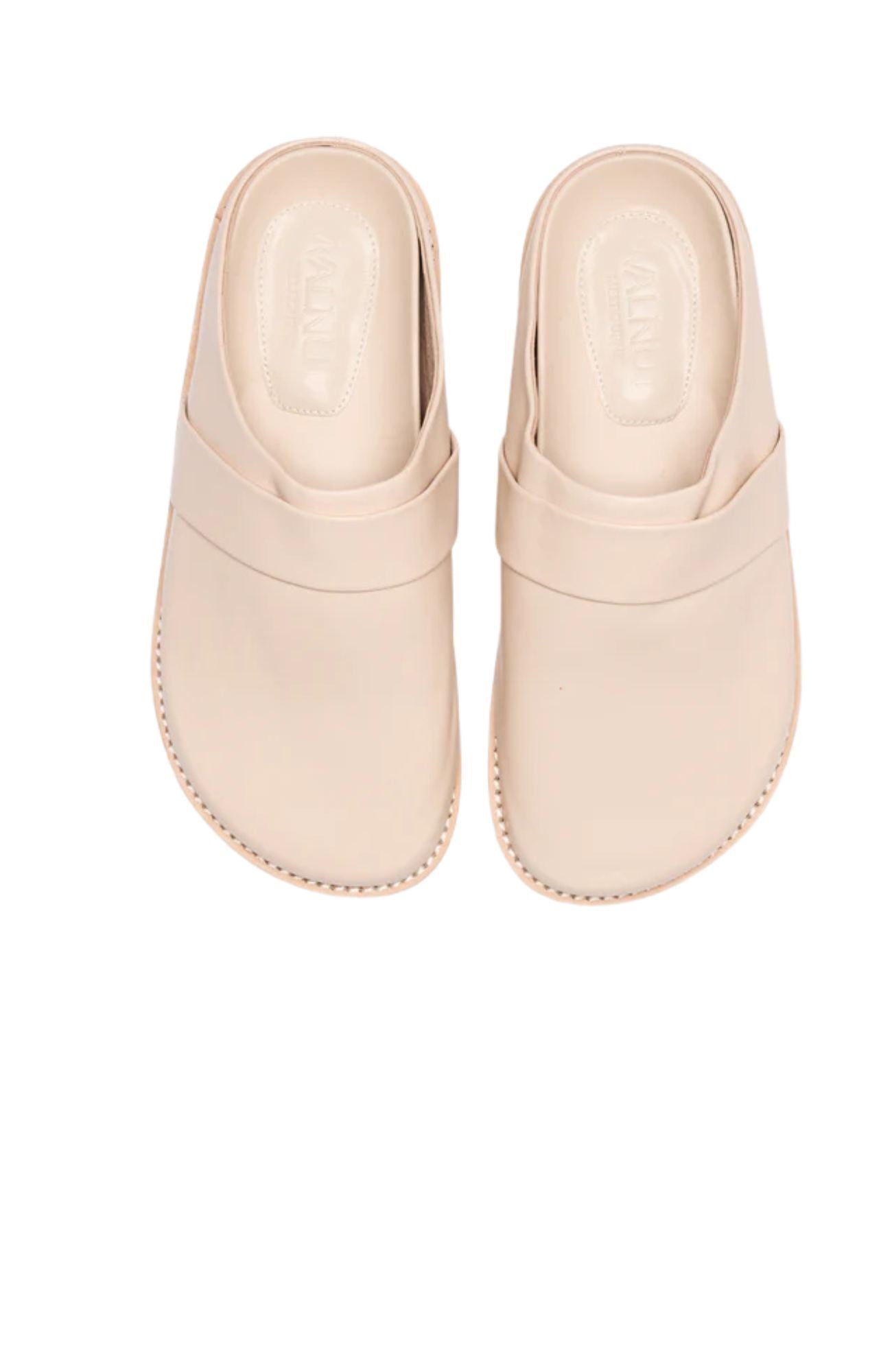 Palmer Leather Mule Vanilla