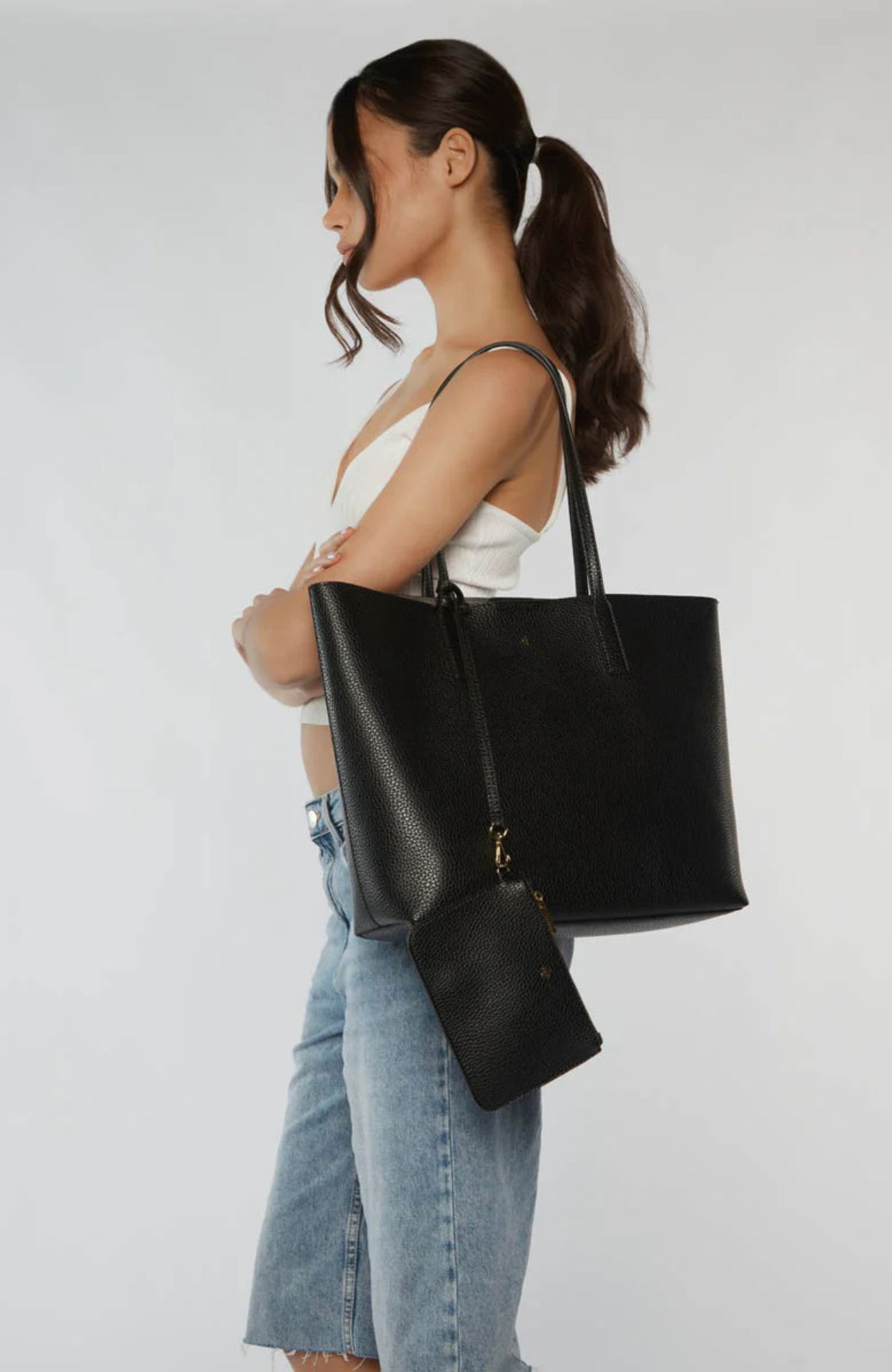Acme Bag Black Pebble Gold