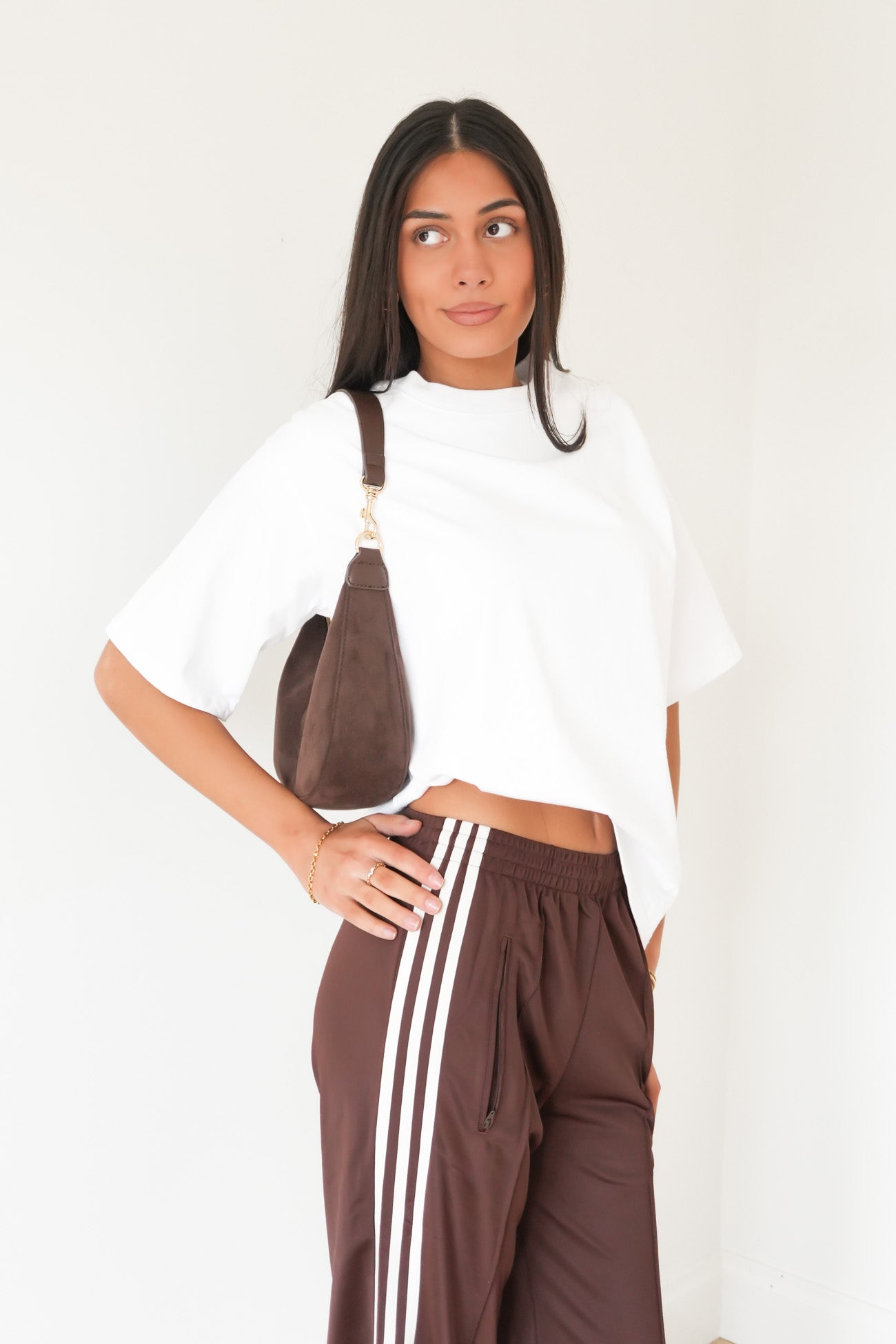 Adicolor Classic Firebird Loose Track Pants Auburn Cream White