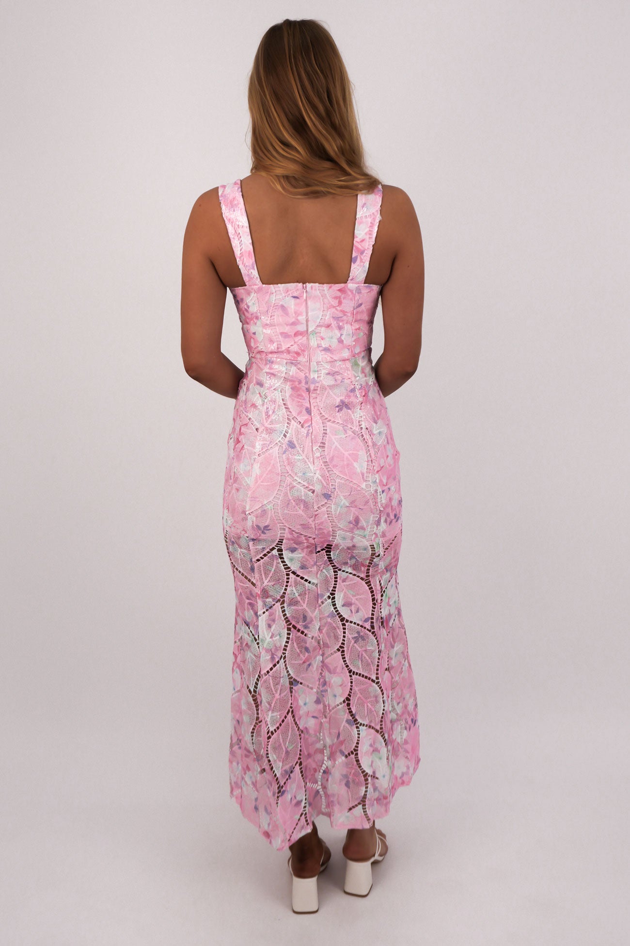 Aideen Midi Dress Pink