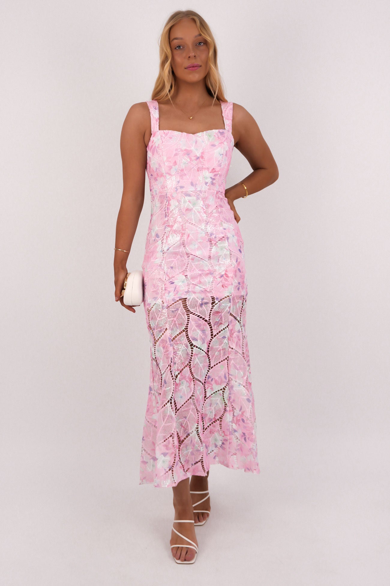 Aideen Midi Dress Pink